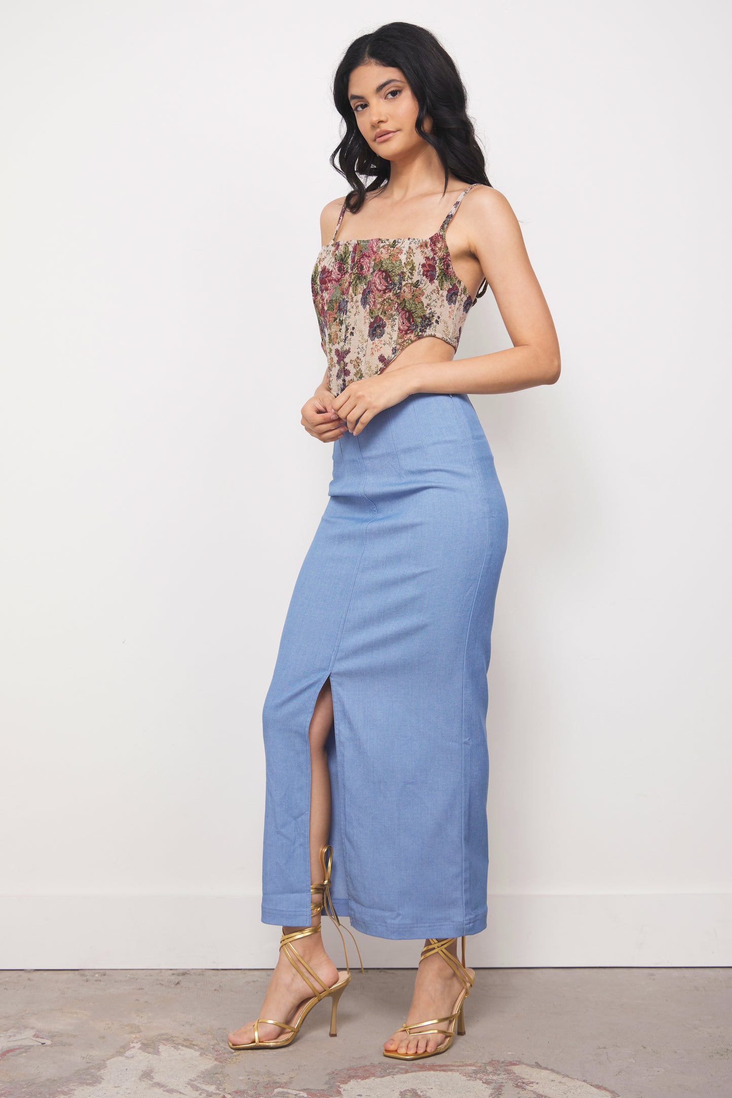 Corseting You Sand Top