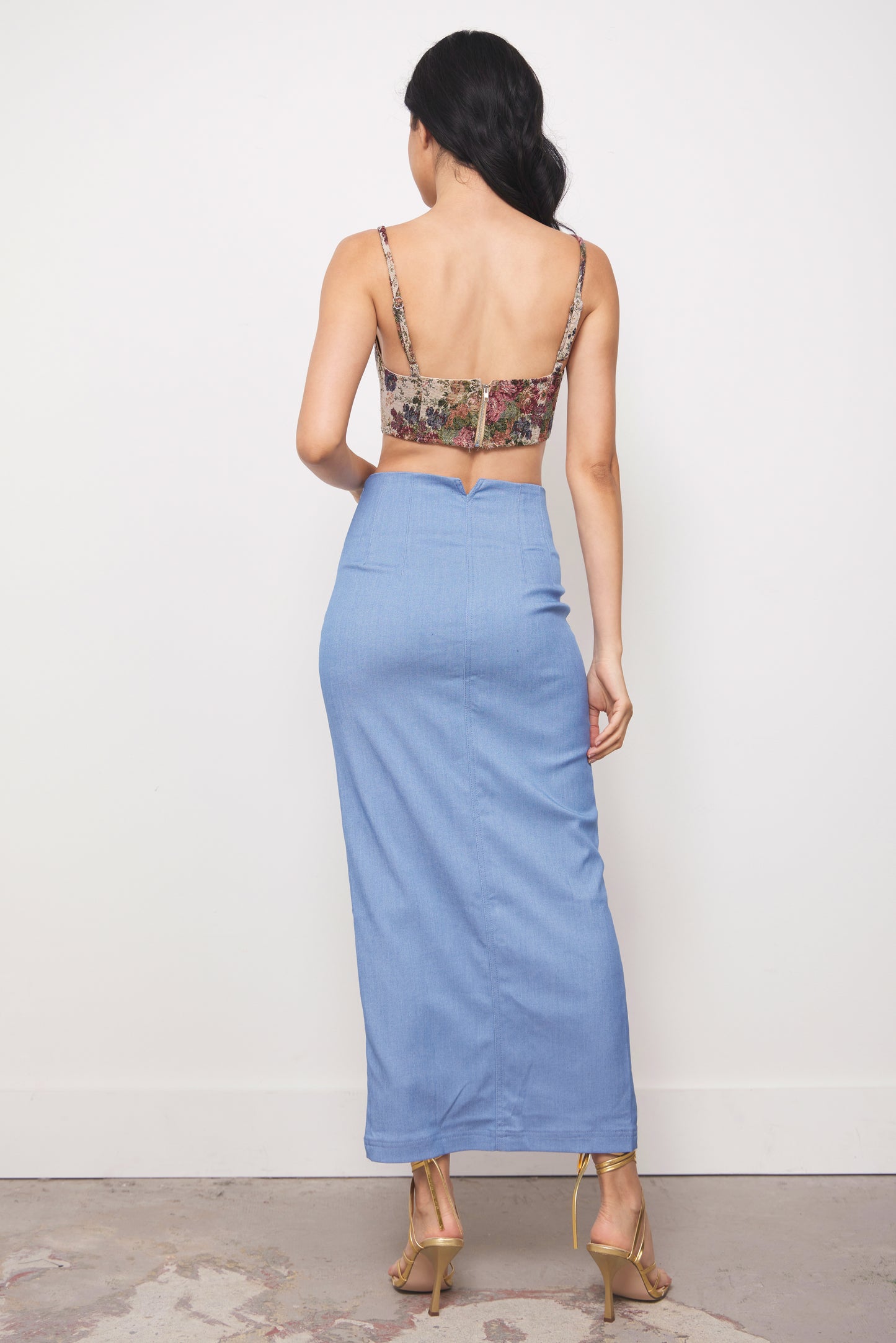 Corseting You Sand Top