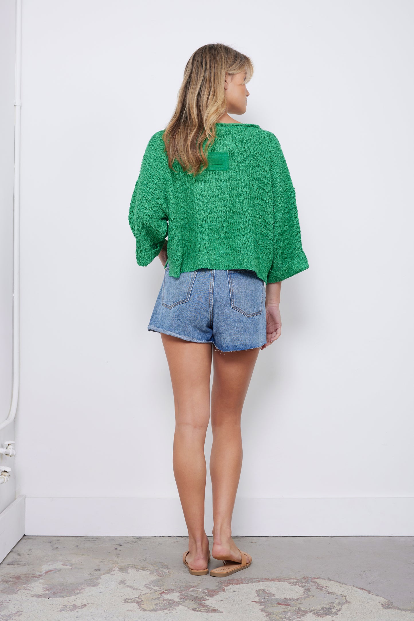 Loose The Attitude Green Top