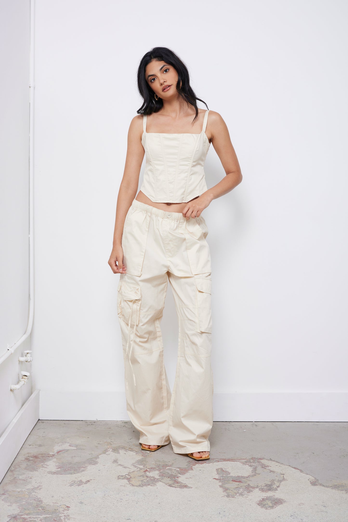 Play Nice Ecru Top