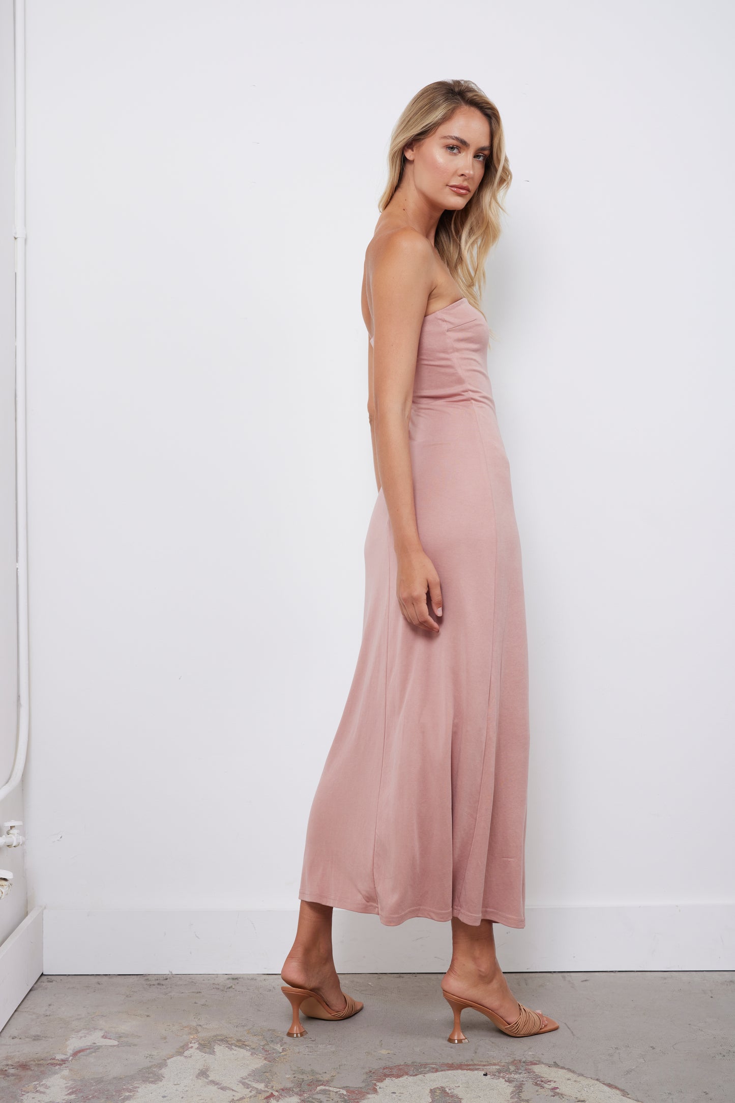 Modest Muse Mauve Dress