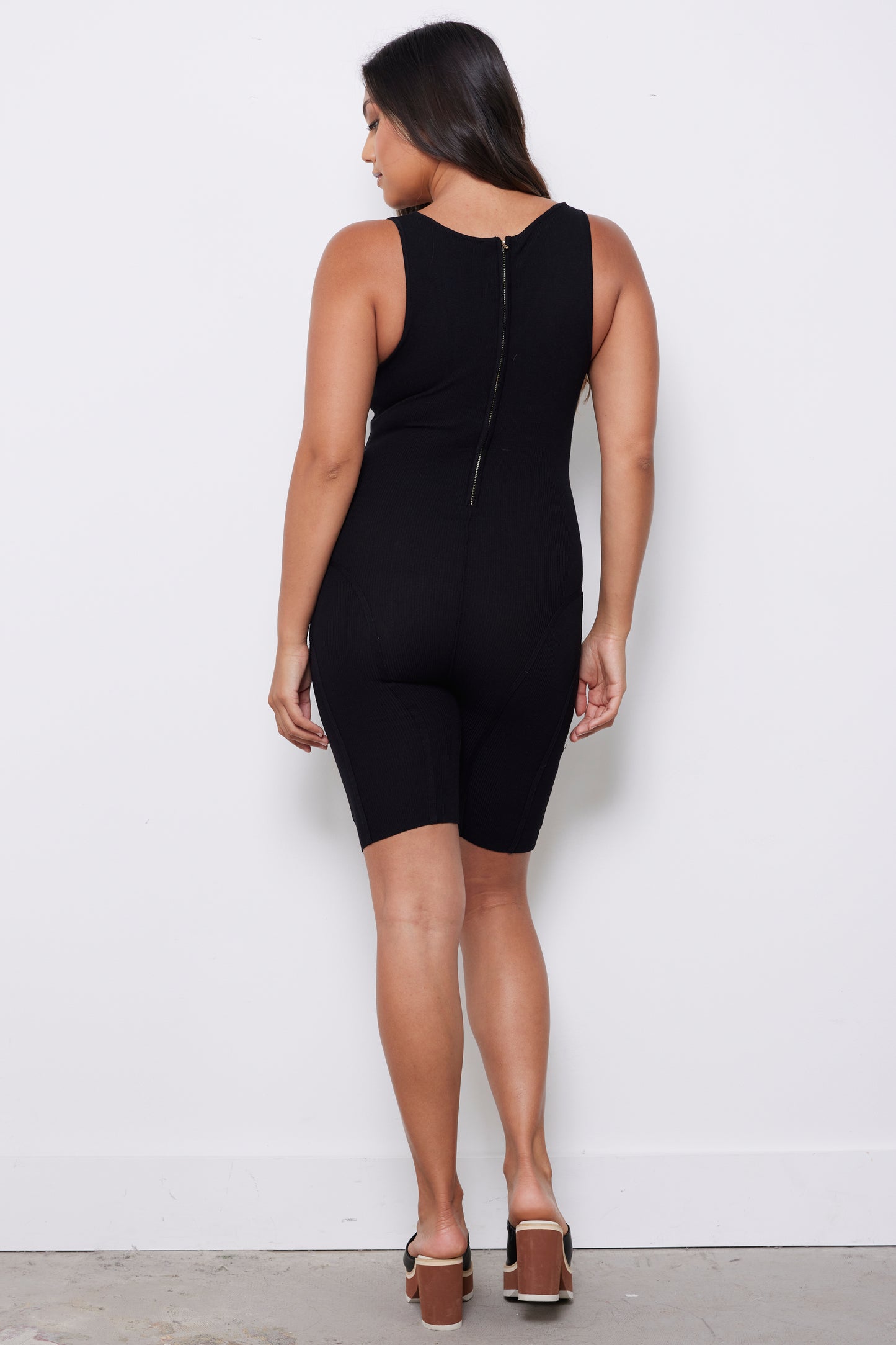 Look This Way Black Romper