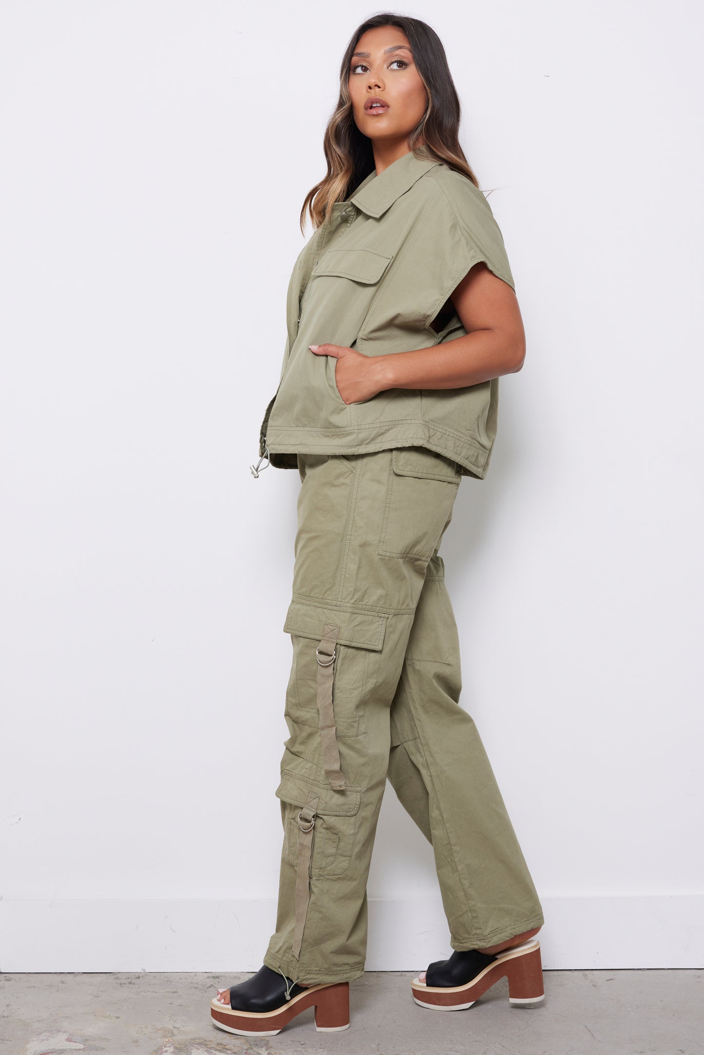 No Drama Olive Jacket