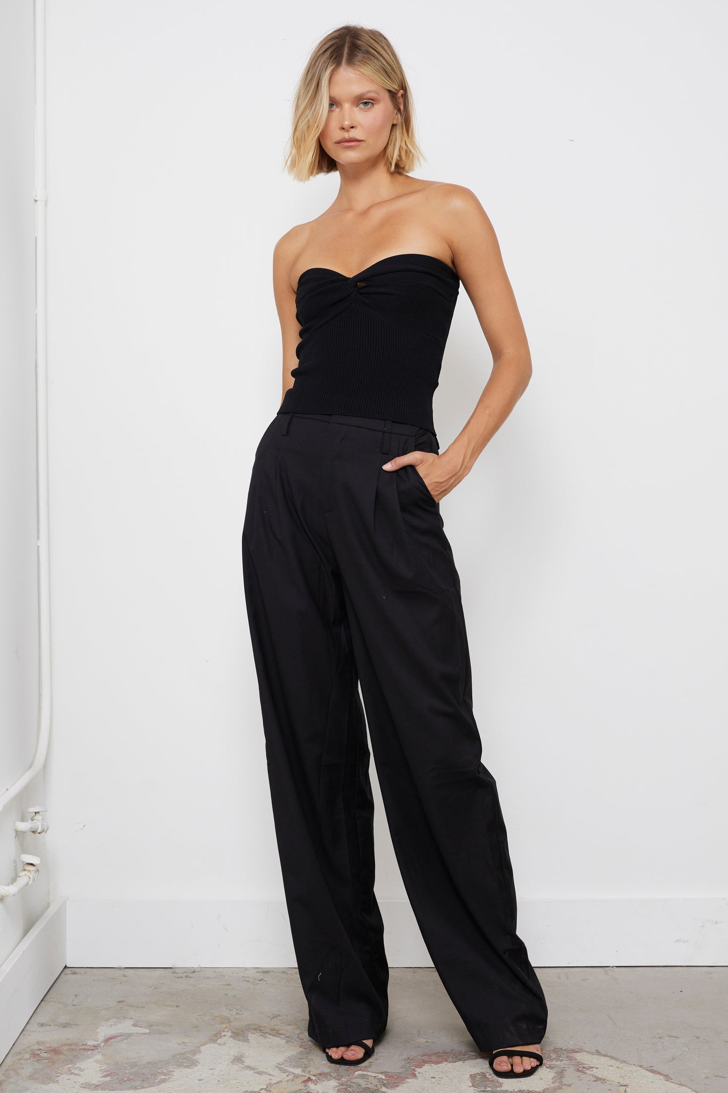 What A Twist Black Top