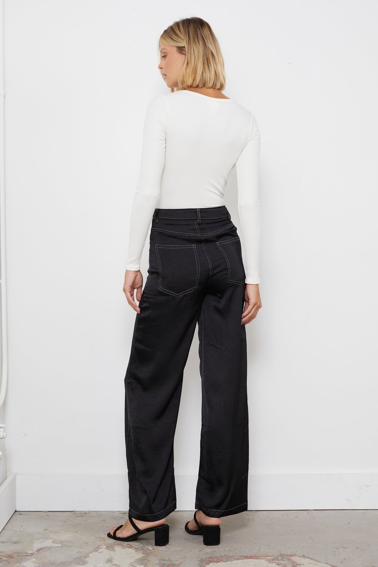 Make A Wish Black Pants
