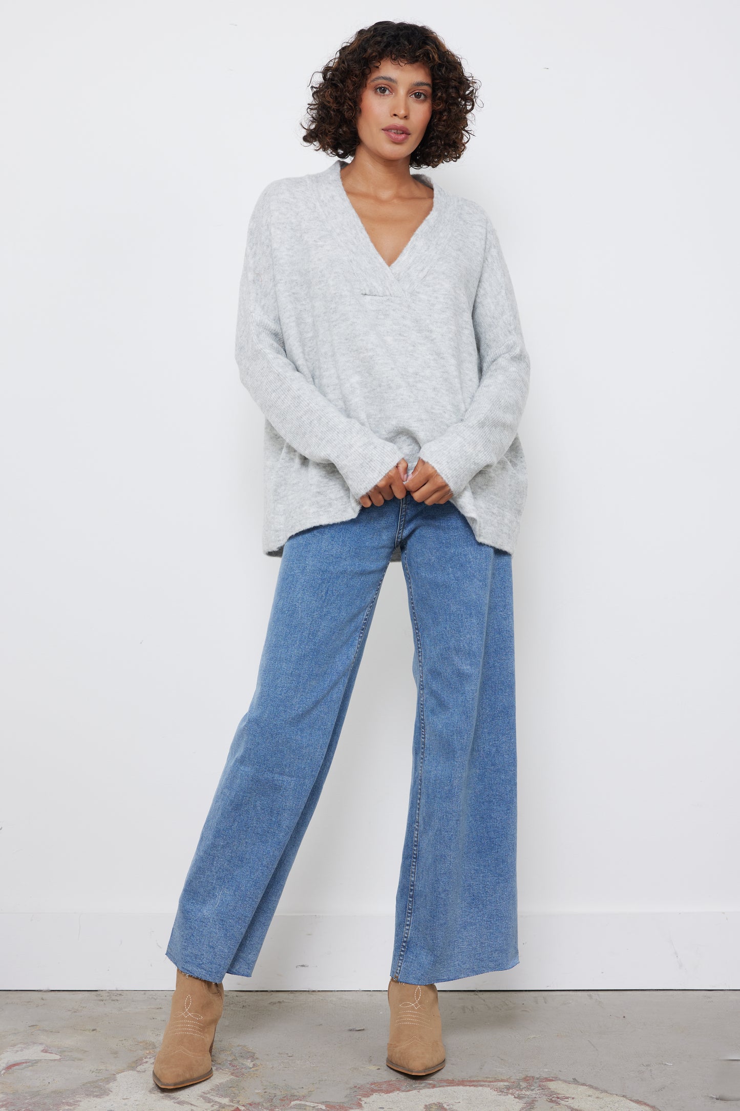 Tillie Silver Knit