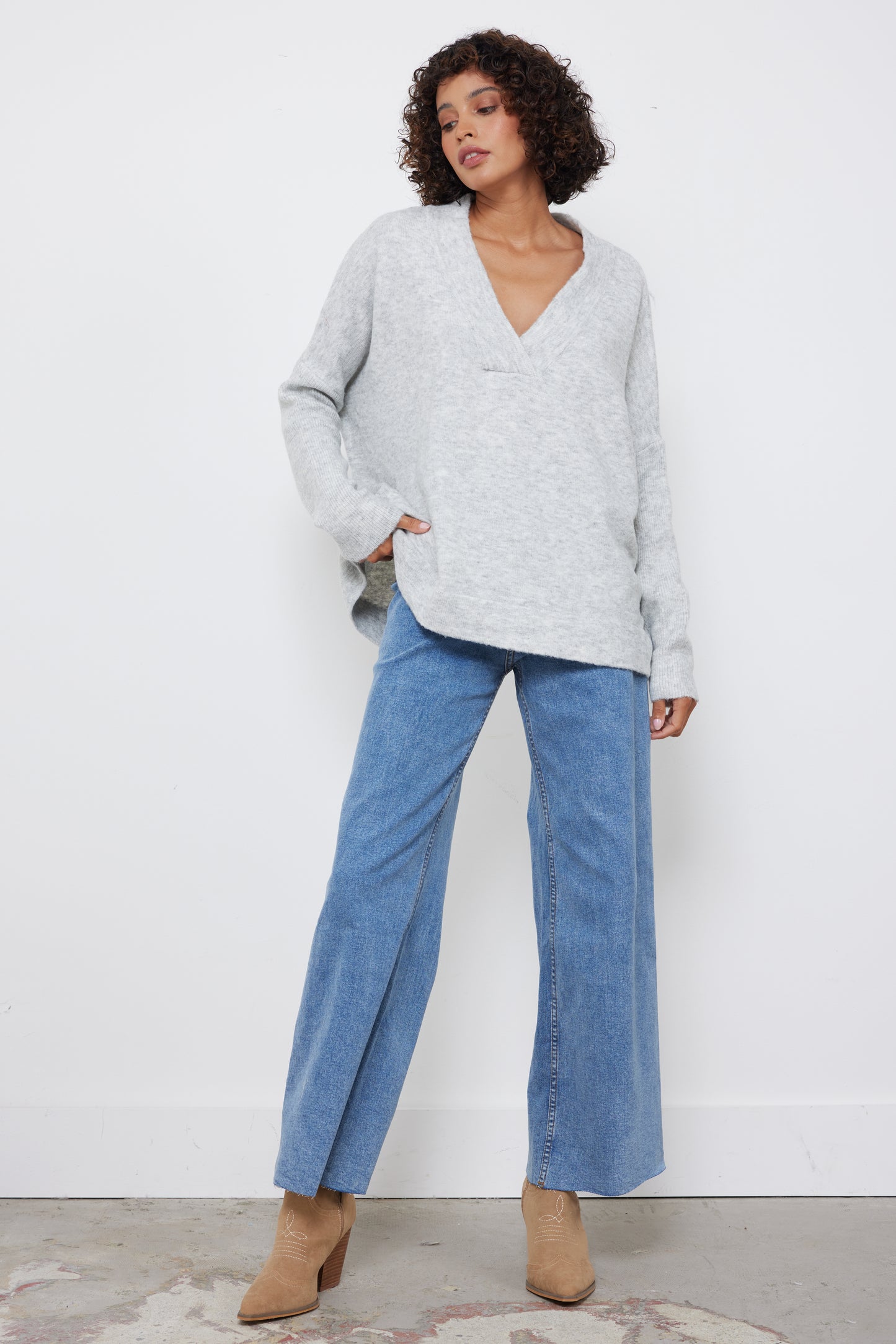 Tillie Silver Knit