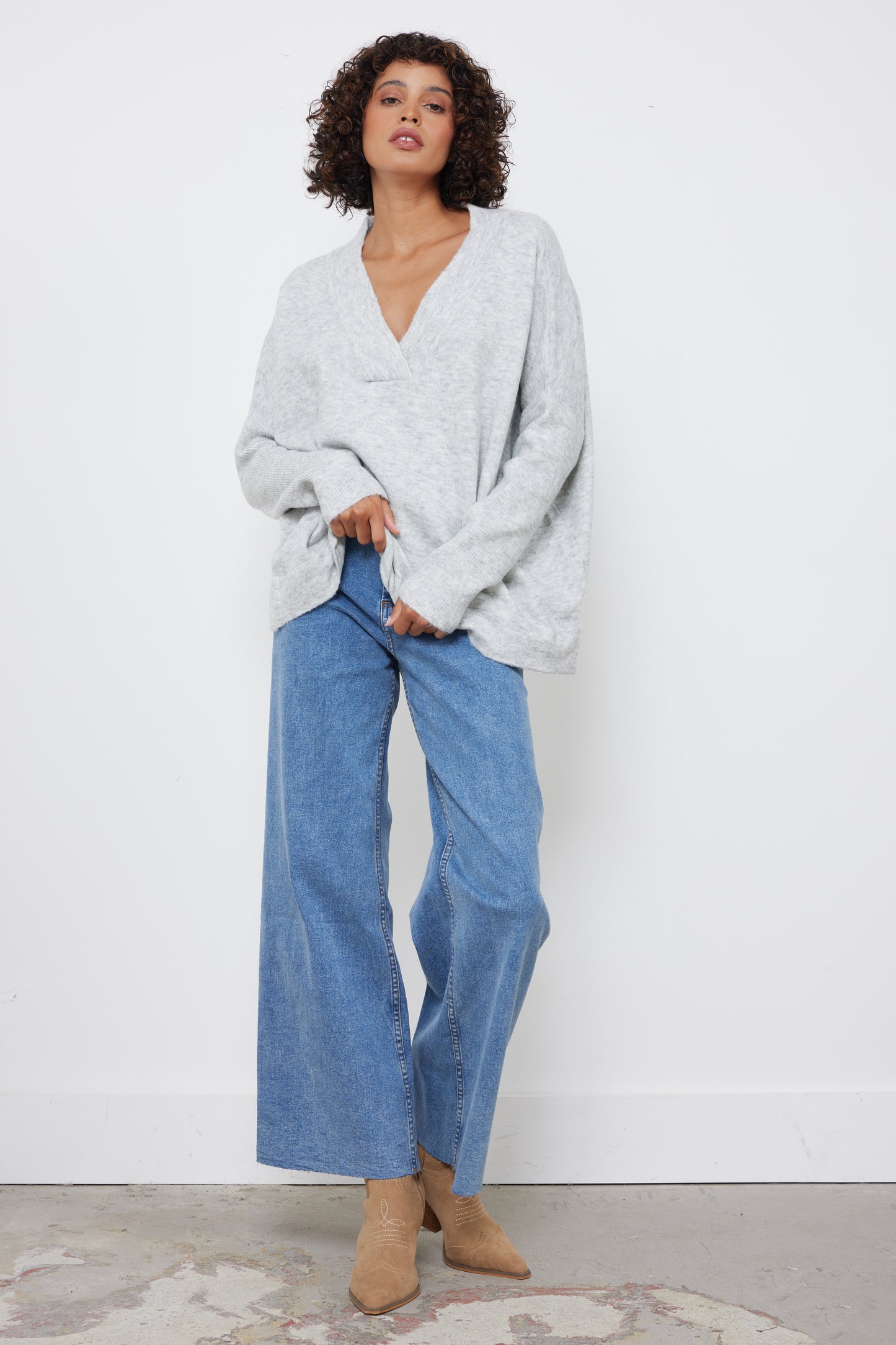 Tillie Silver Knit