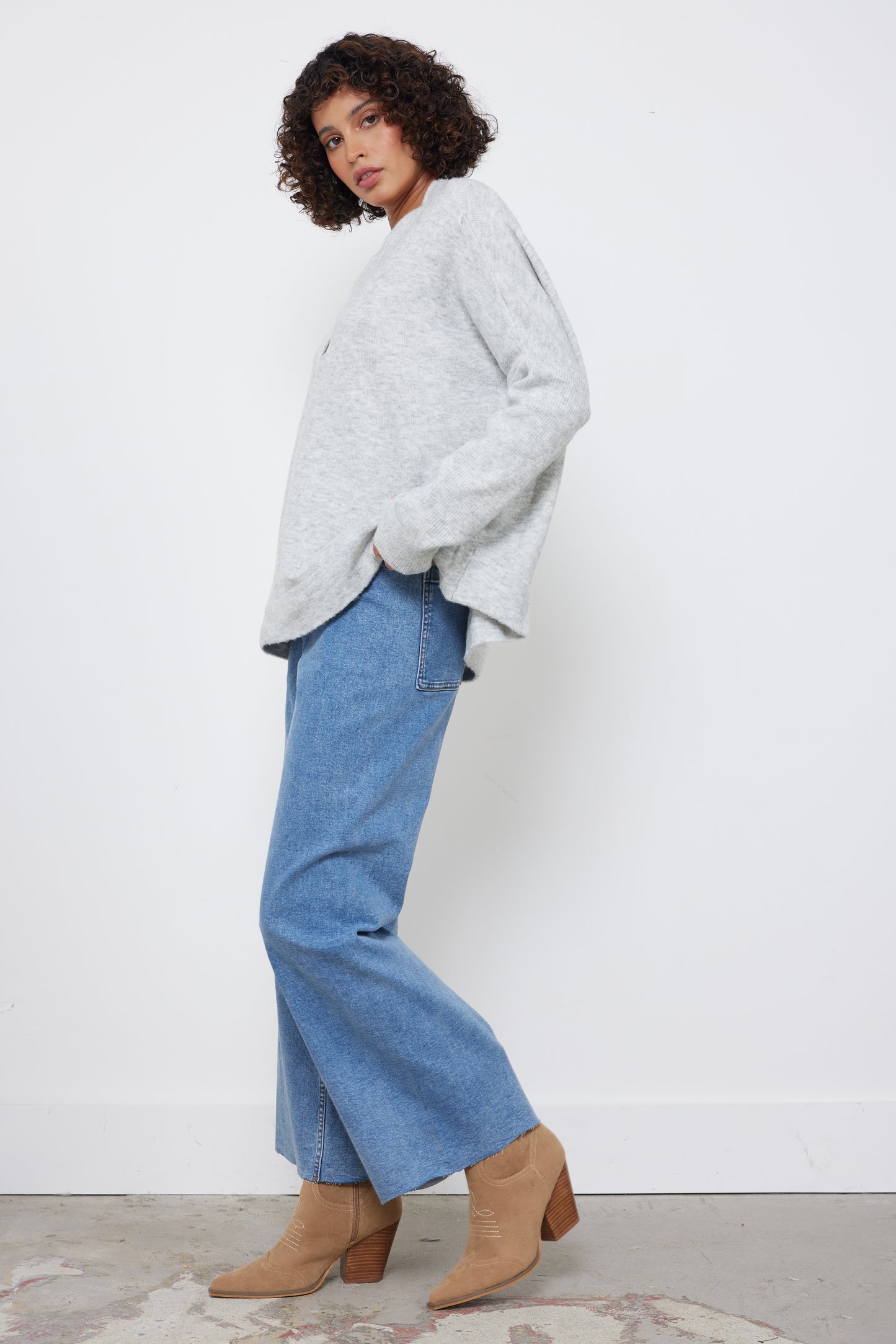 Tillie Silver Knit