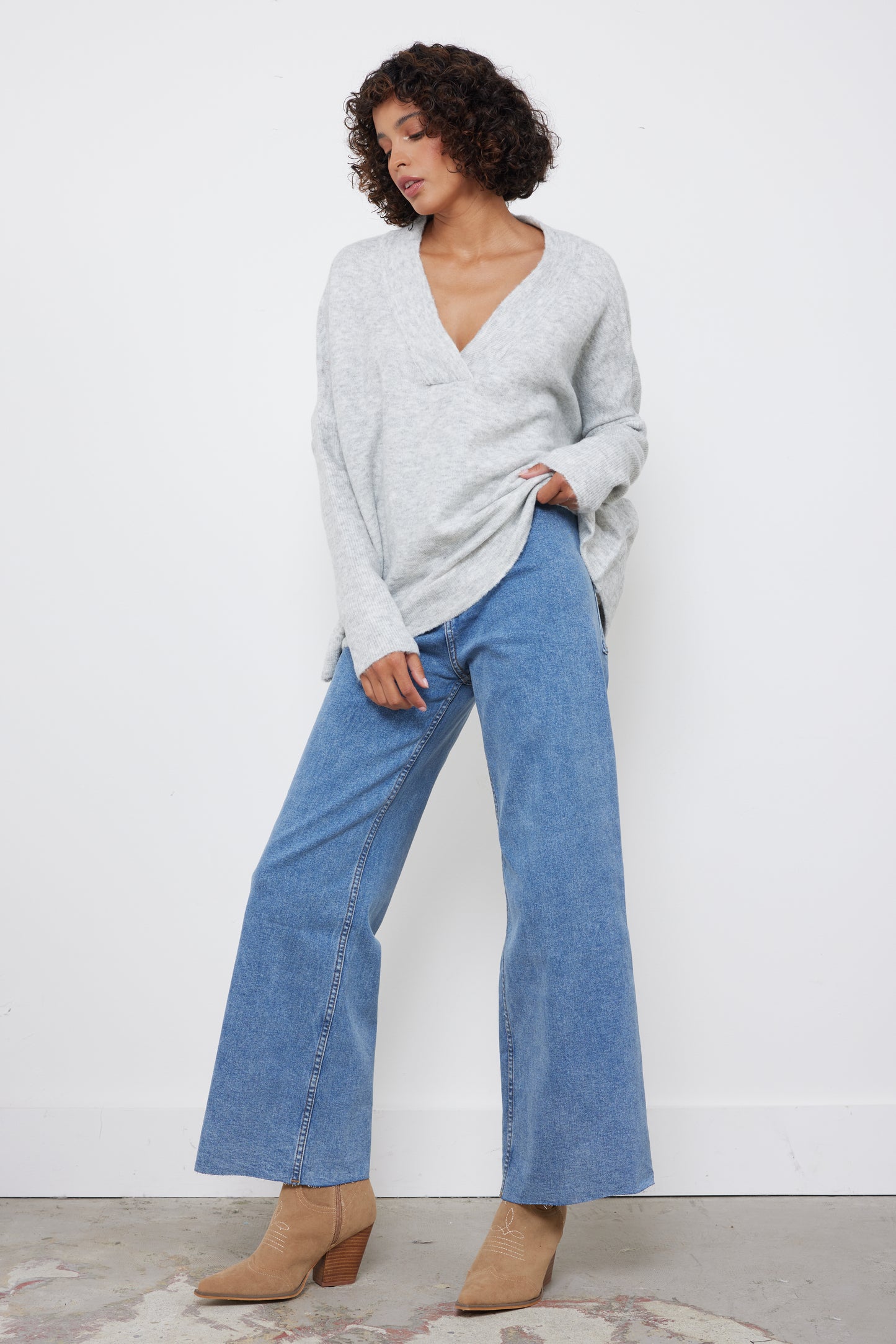 Tillie Silver Knit