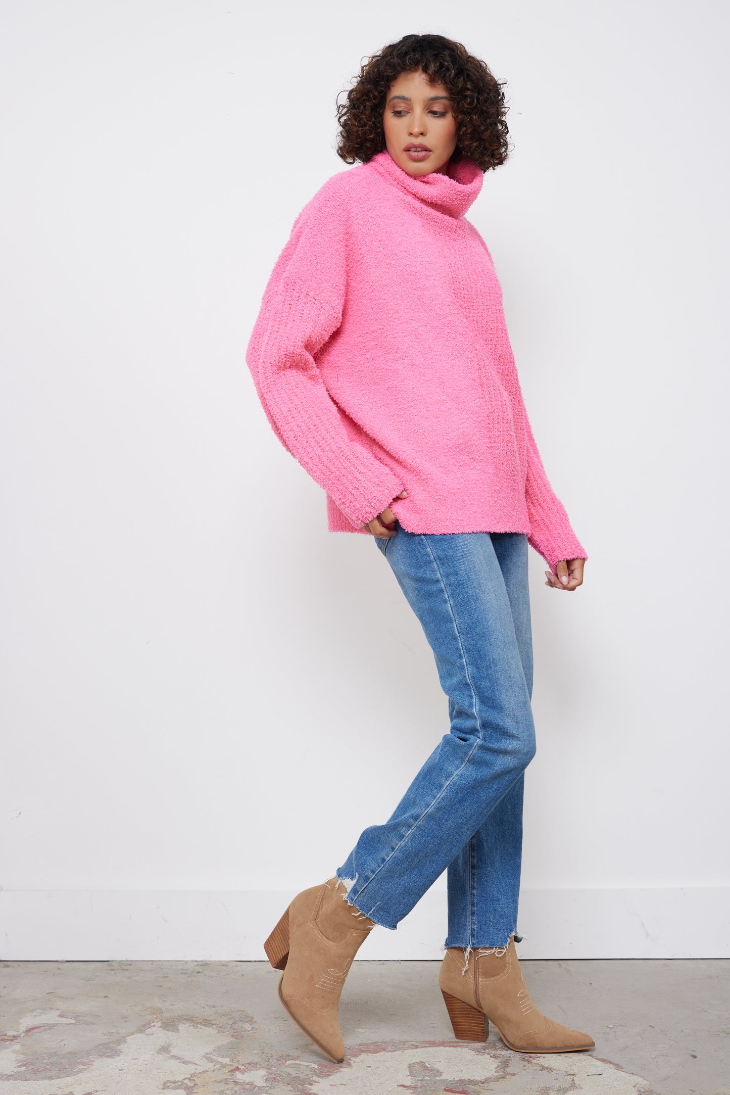 Adored Pink Knit Top