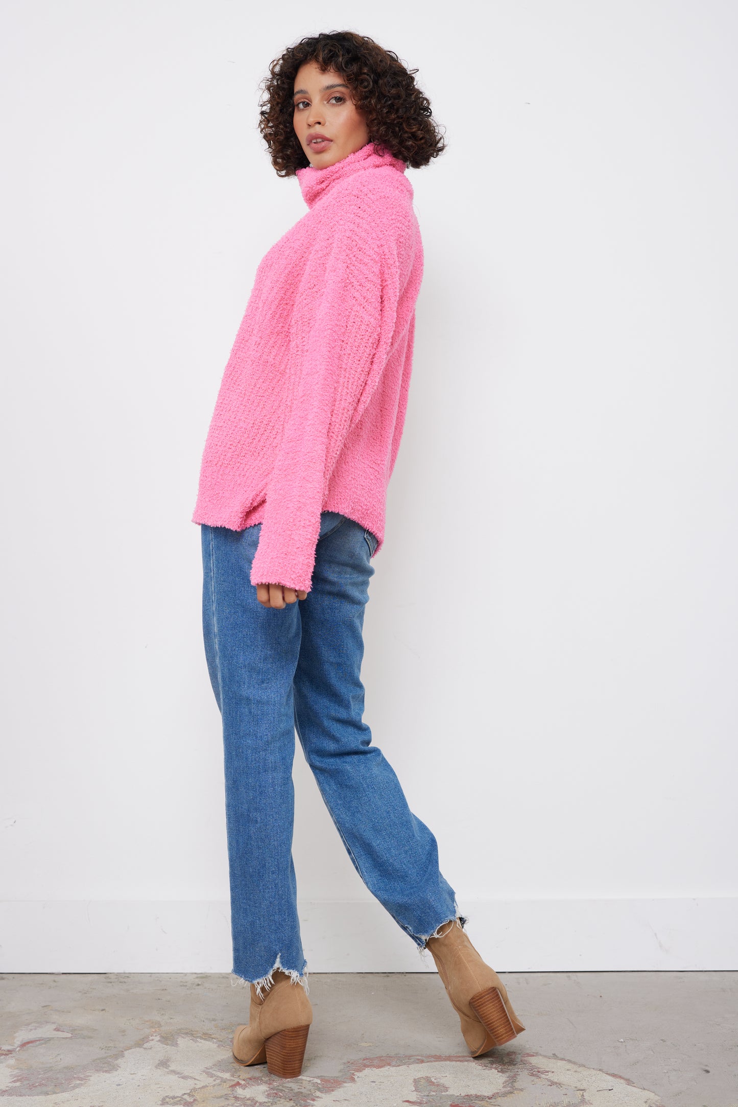 Adored Pink Knit Top