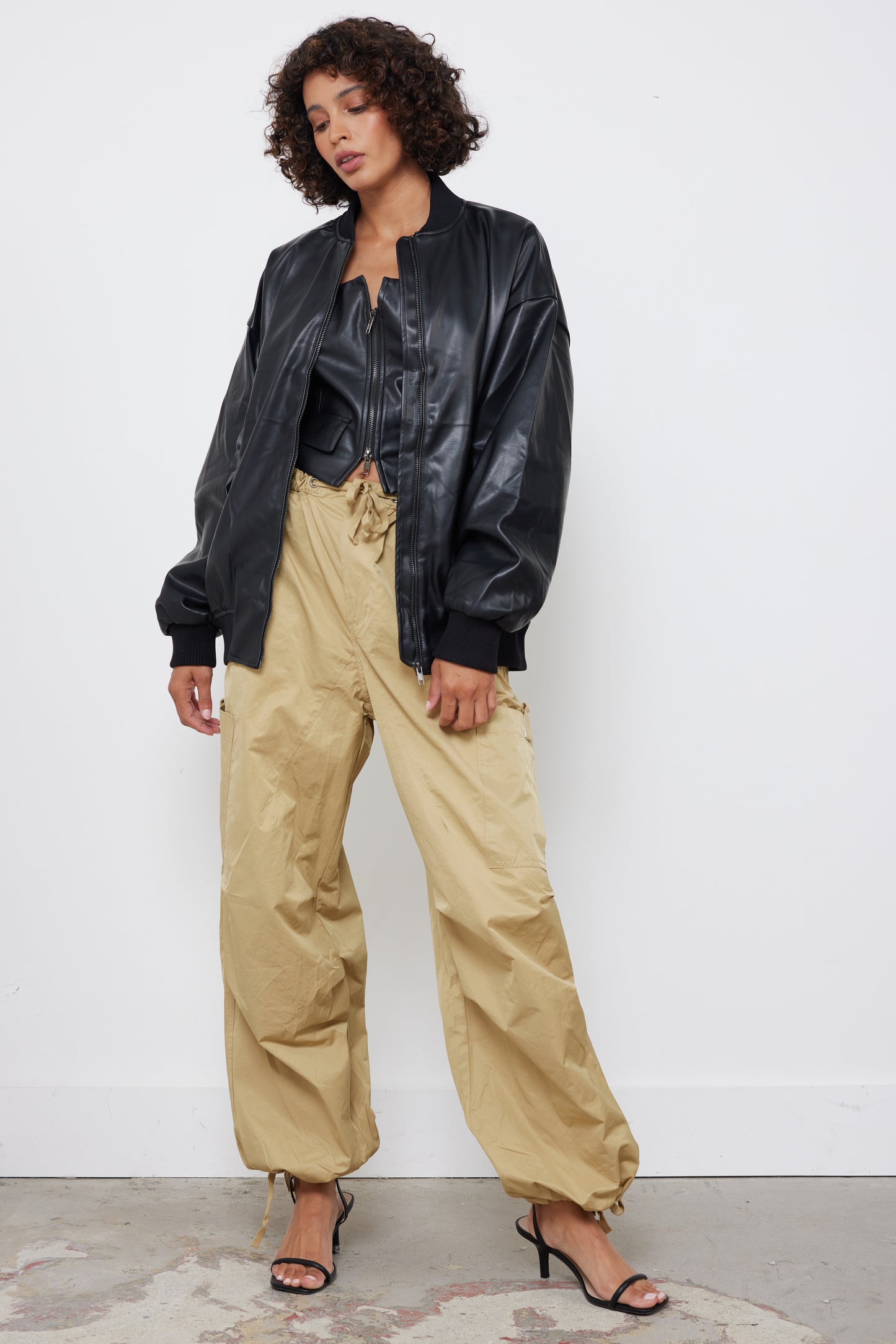 Out For A Ride Black Bomber Jacket