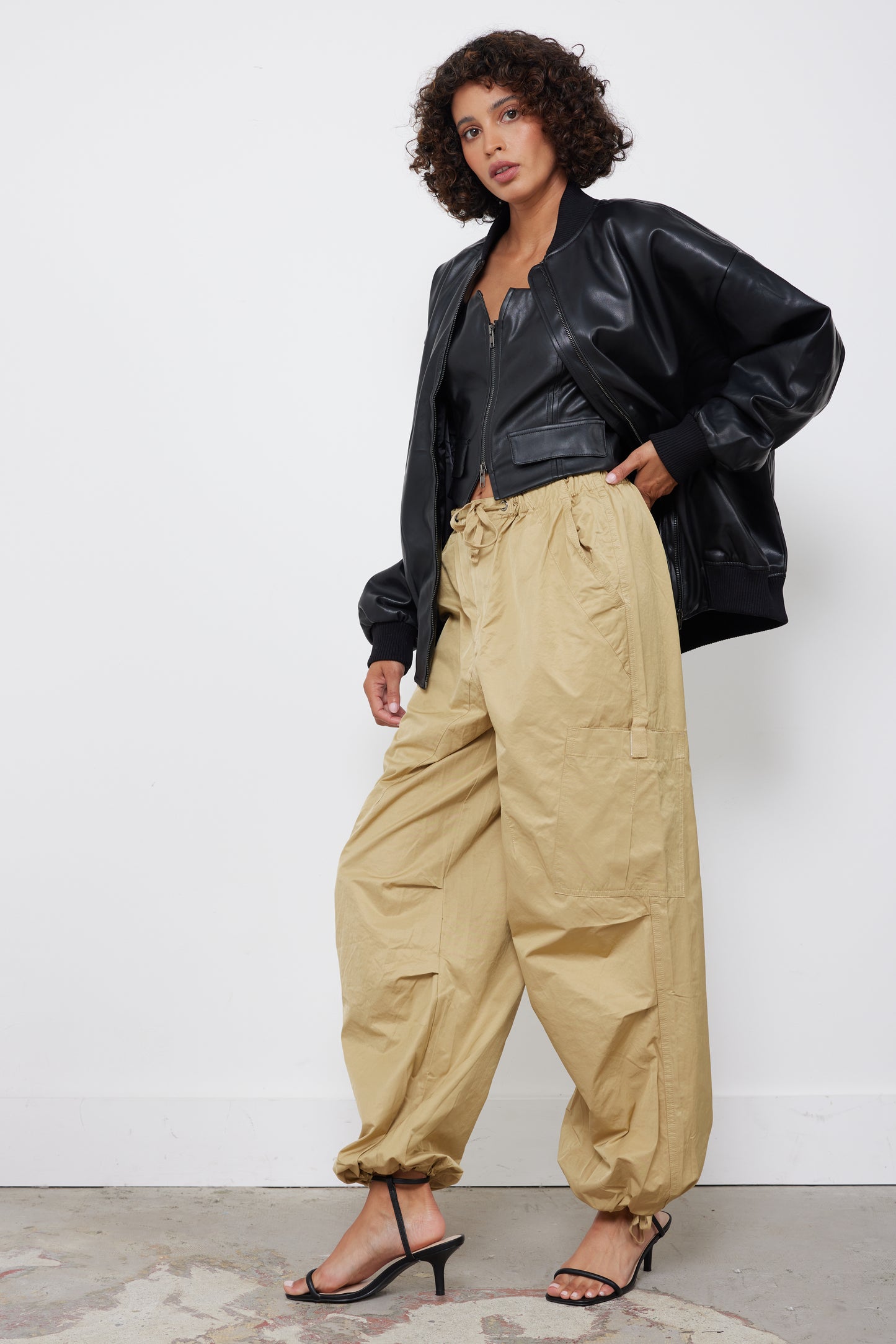Out For A Ride Black Bomber Jacket