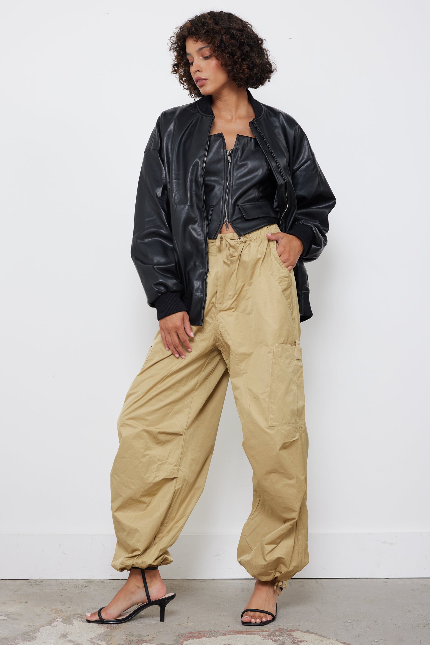 Out For A Ride Black Bomber Jacket