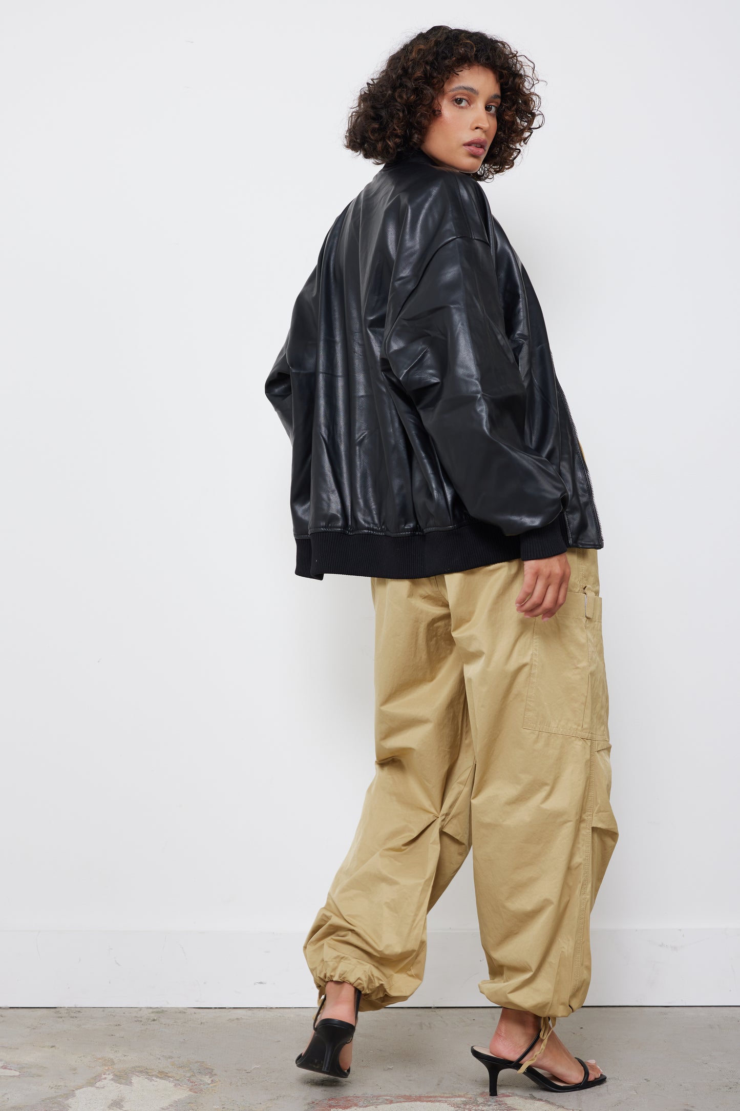 Out For A Ride Black Bomber Jacket