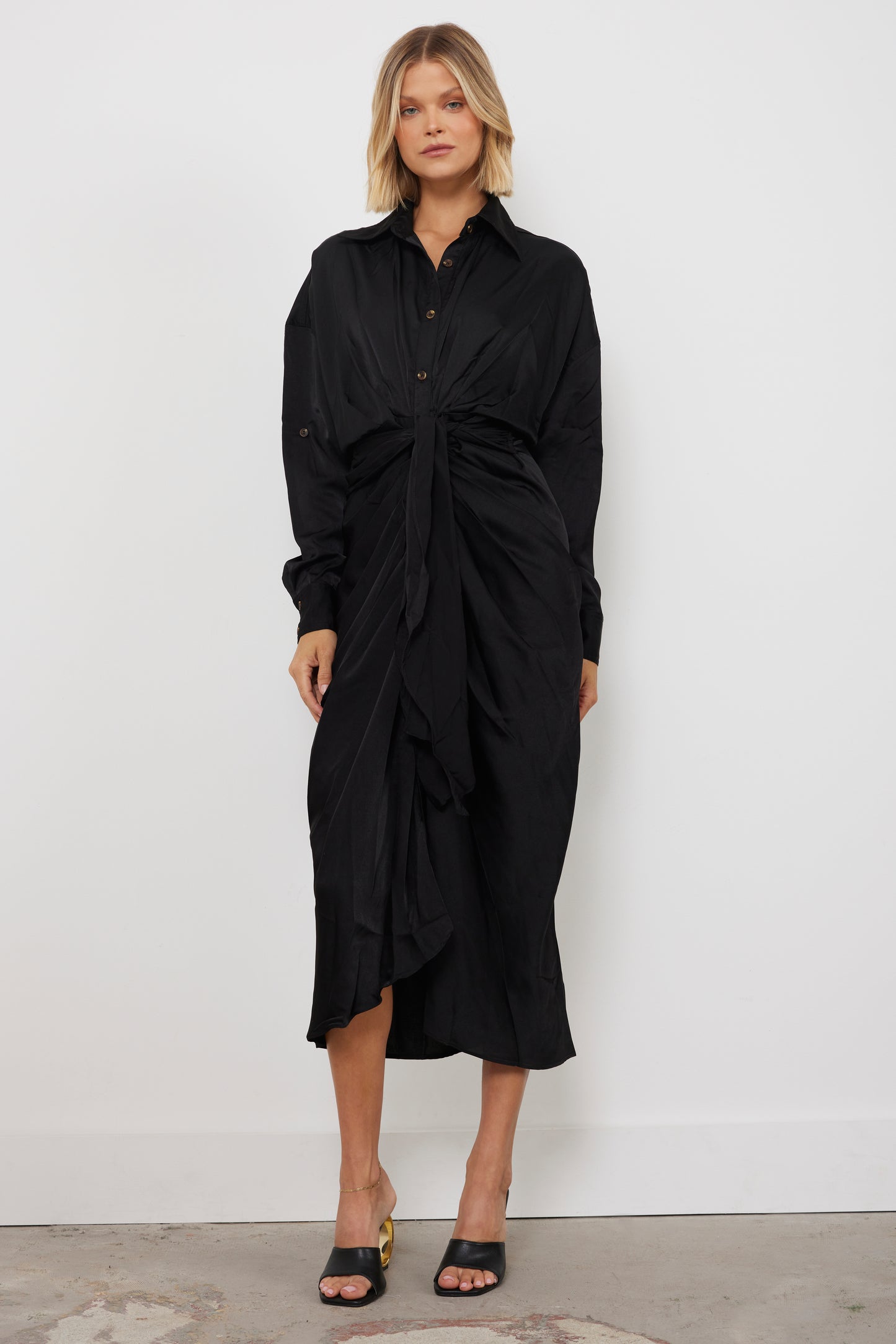 Days Into Nights Black Dress