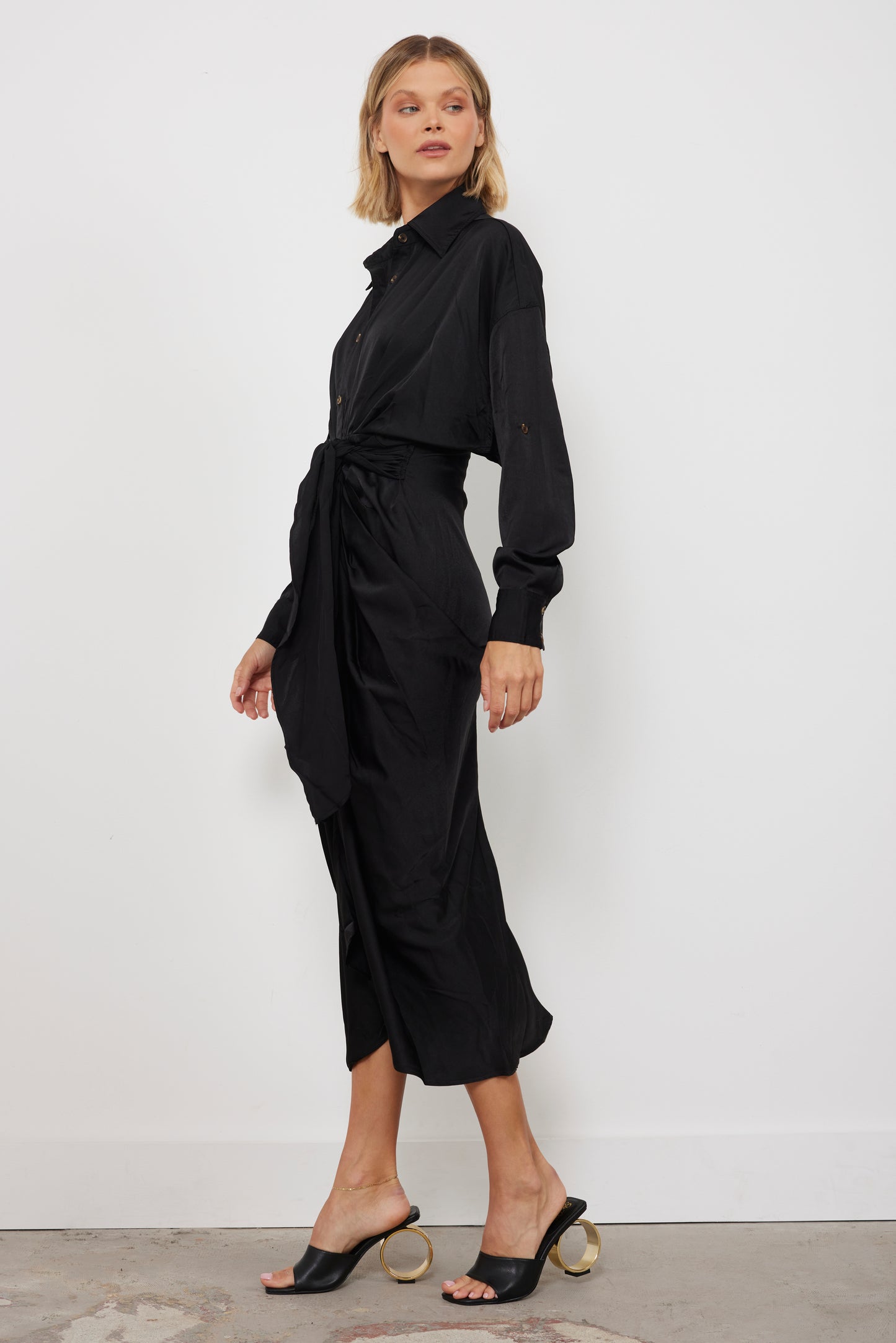 Days Into Nights Black Dress