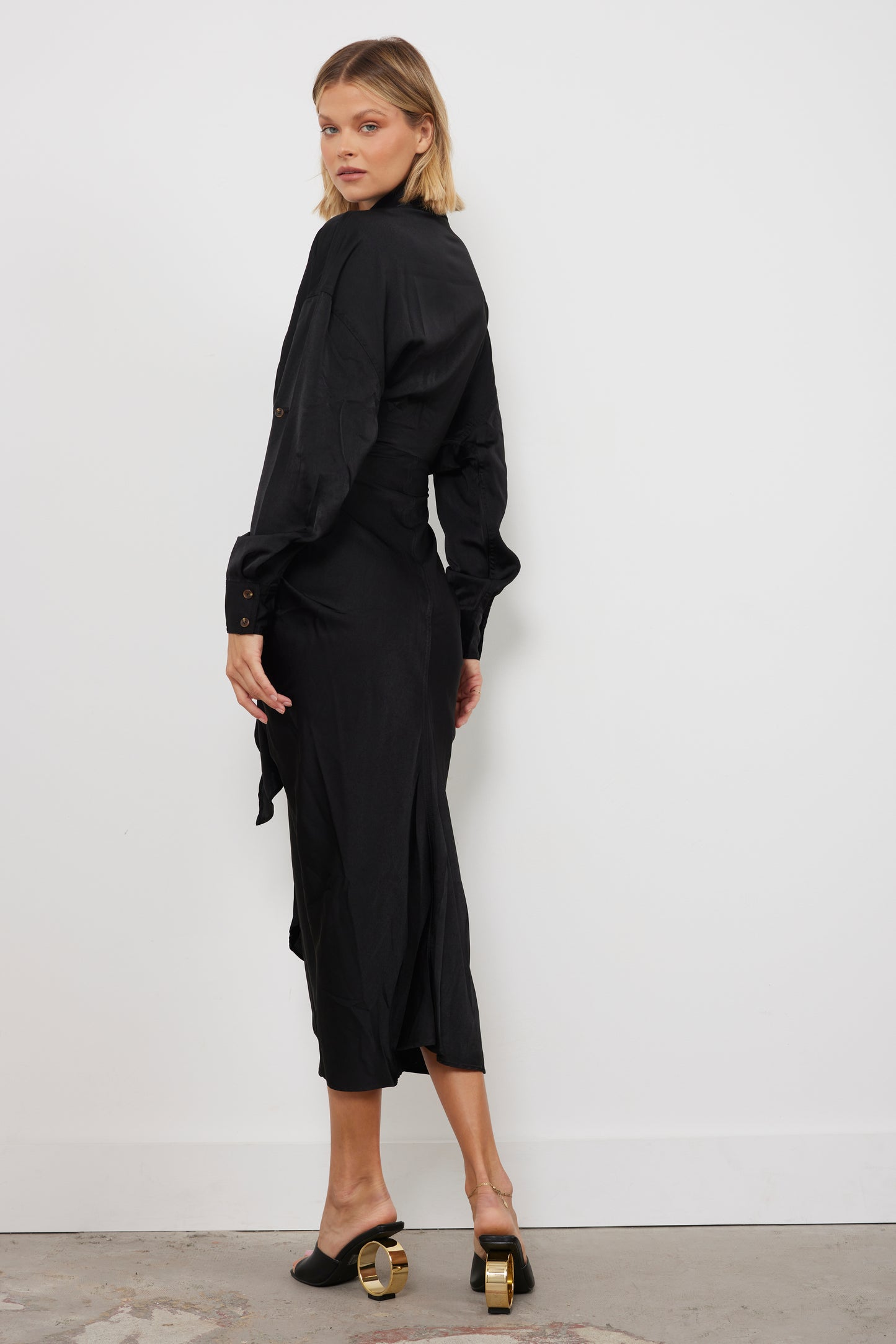 Days Into Nights Black Dress
