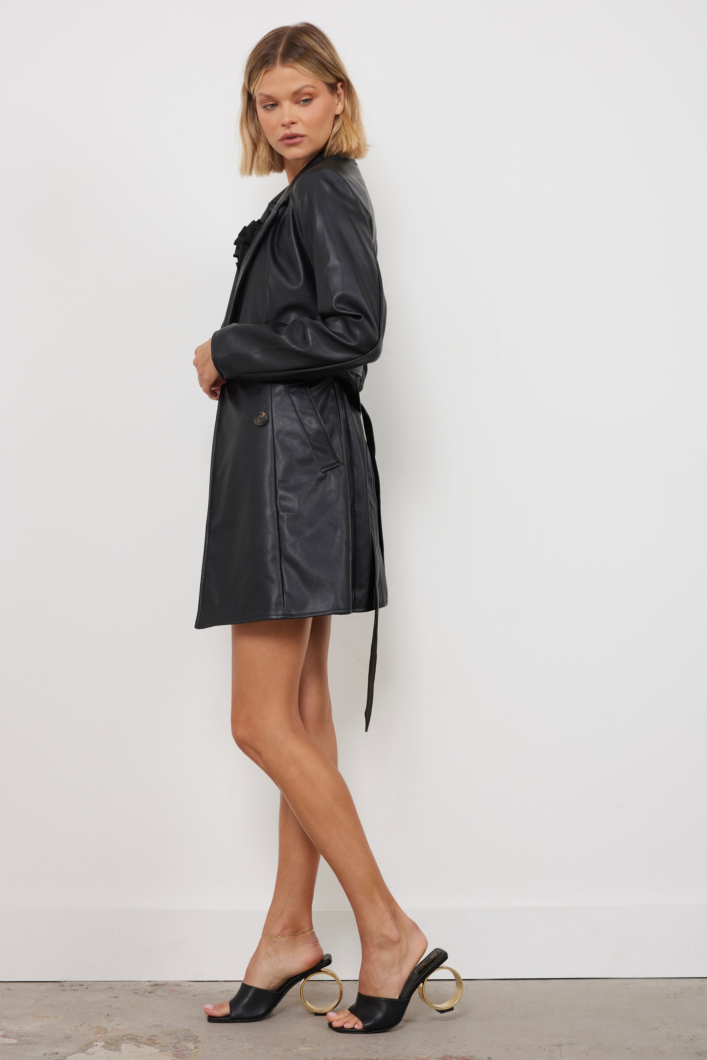 Mystery Black Leather Jacket