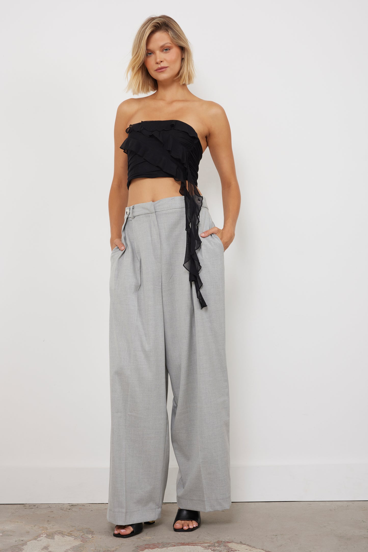 Ultimate Decision Grey Trouser Pants