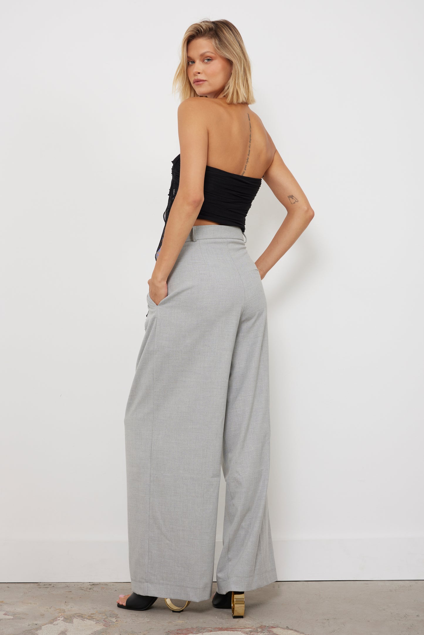 Ultimate Decision Grey Trouser Pants