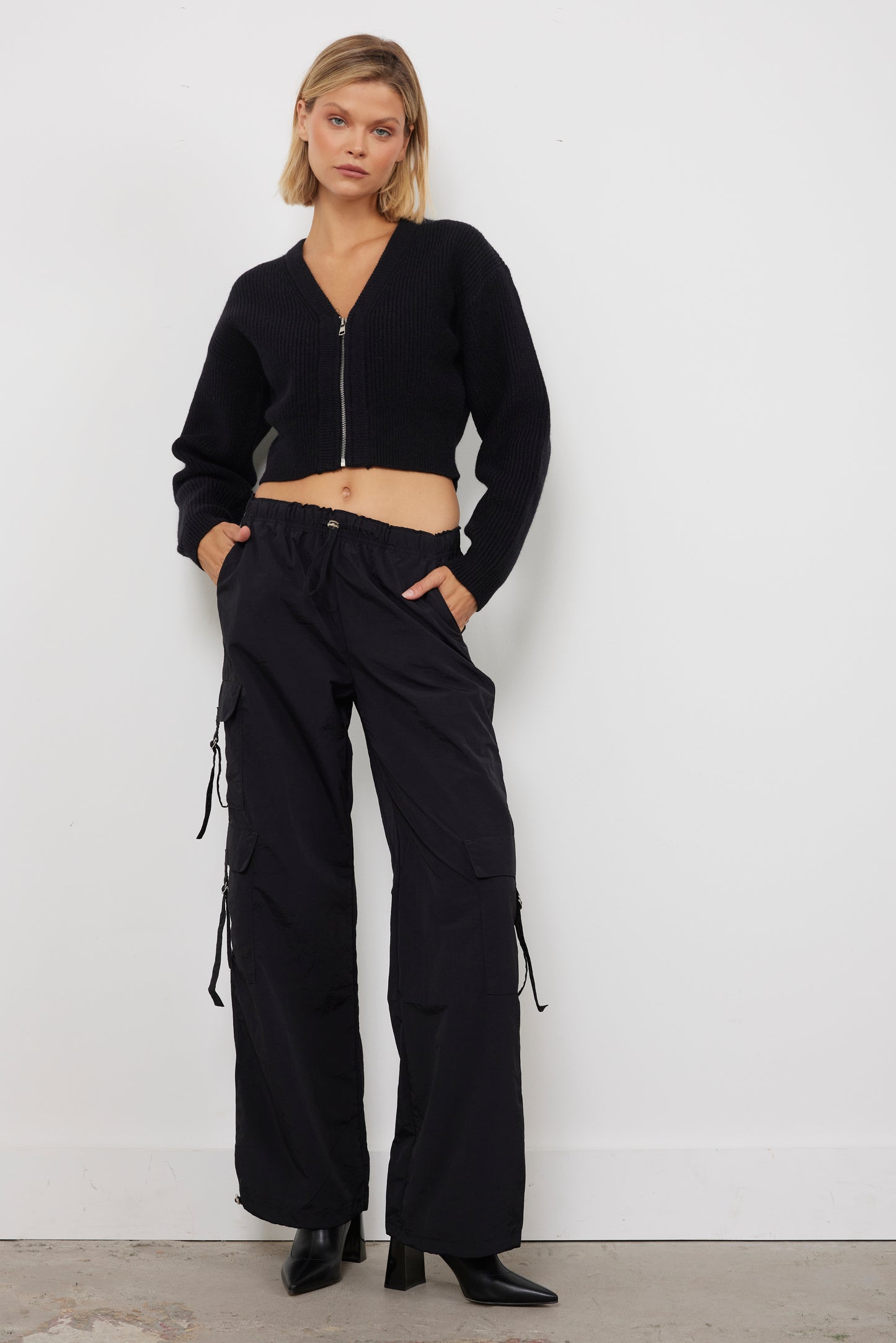 Only If You’re Serious Black Cardigan