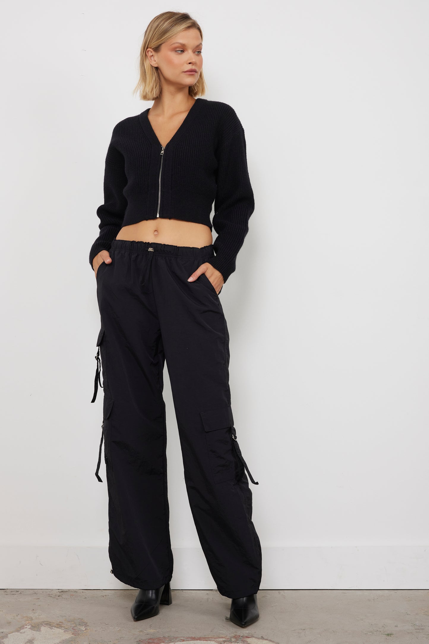 Only If You’re Serious Black Cardigan