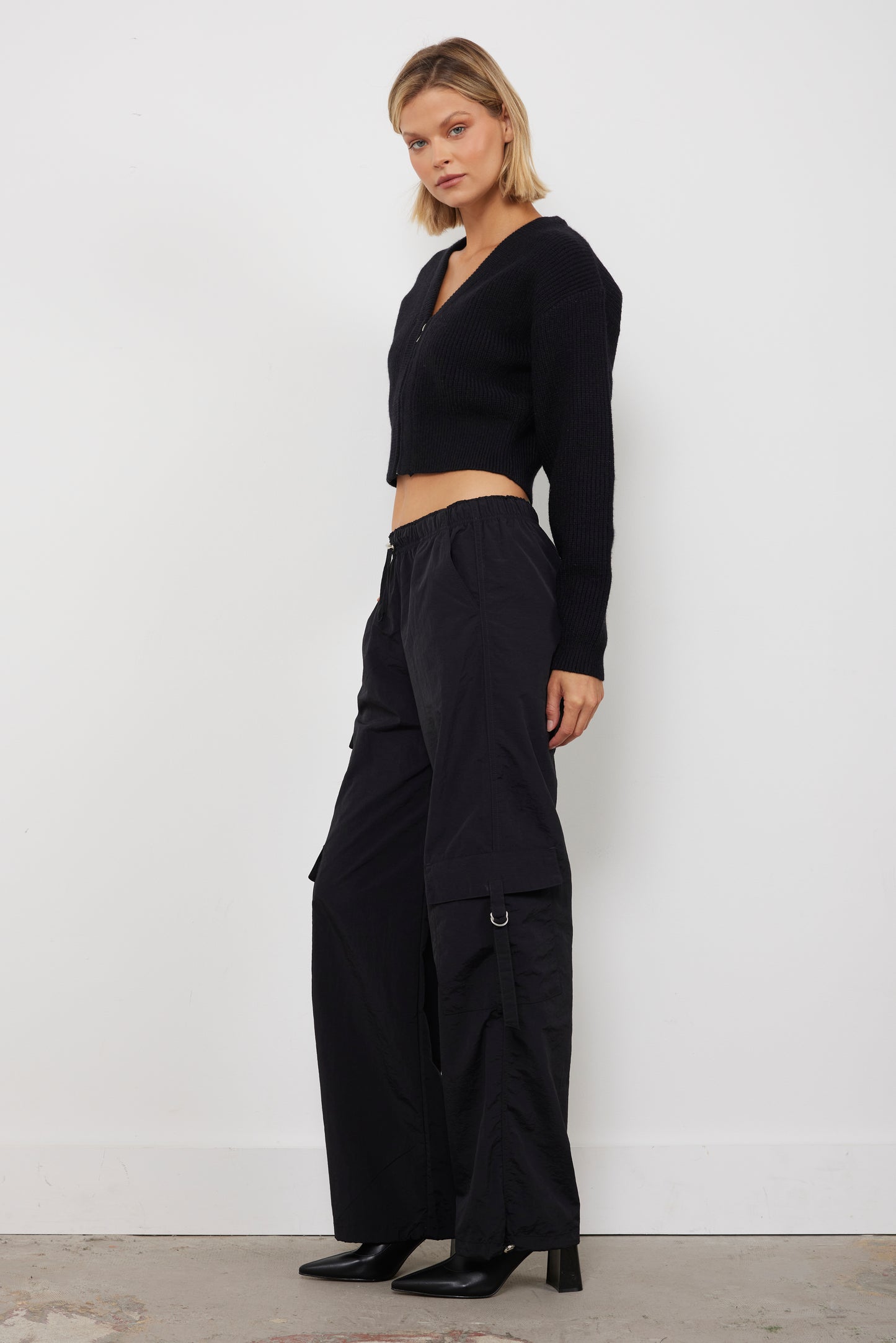 Only If You’re Serious Black Cardigan
