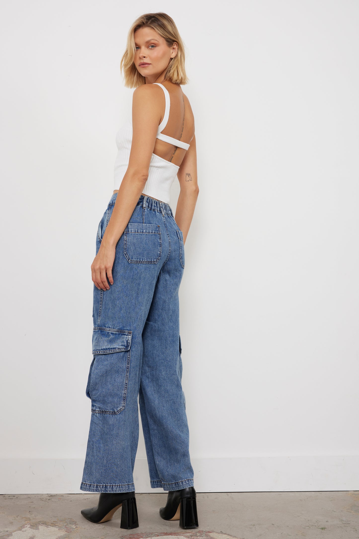Under It Off White Tank Top