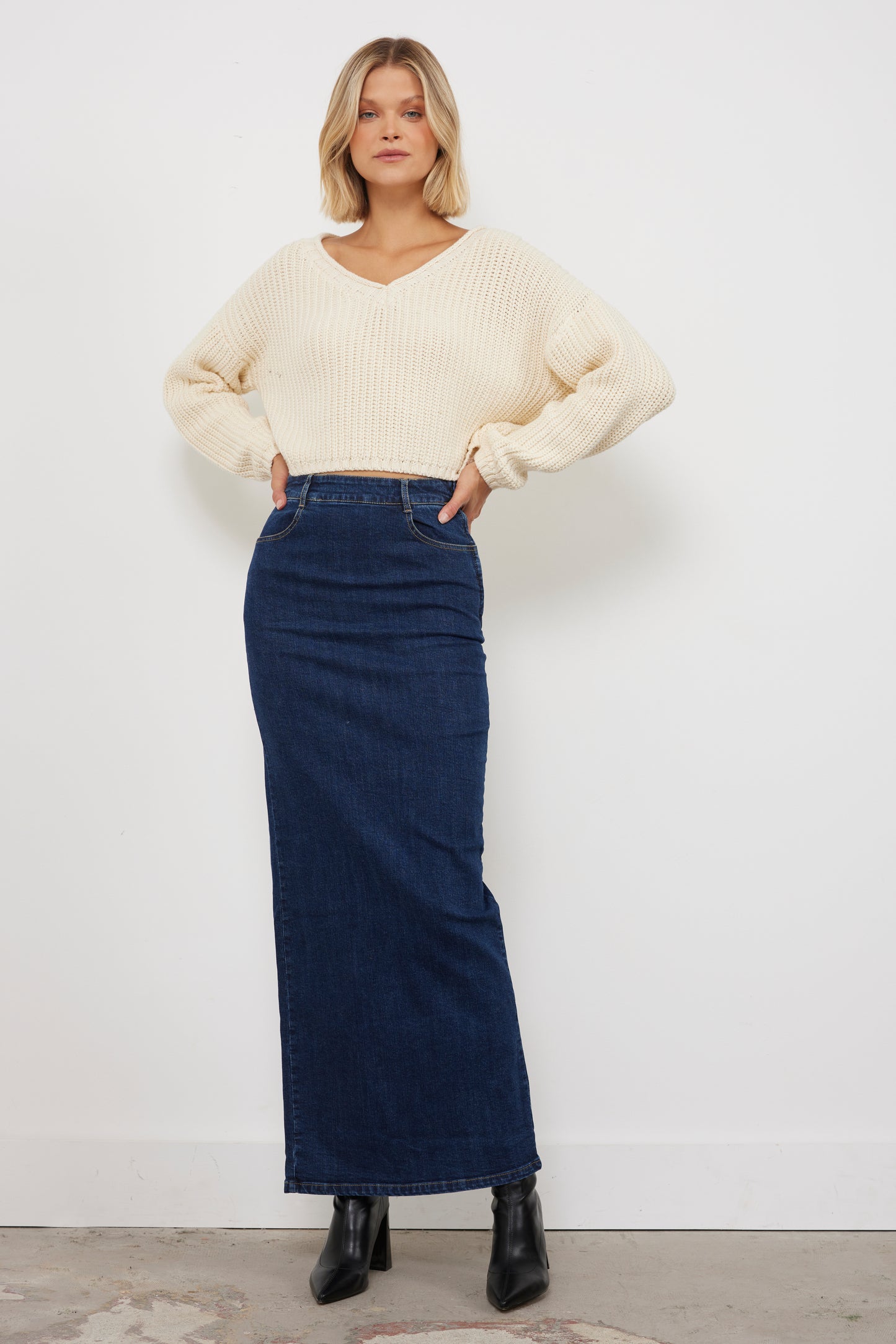 Tallahassee Medium Wash Denim Skirt
