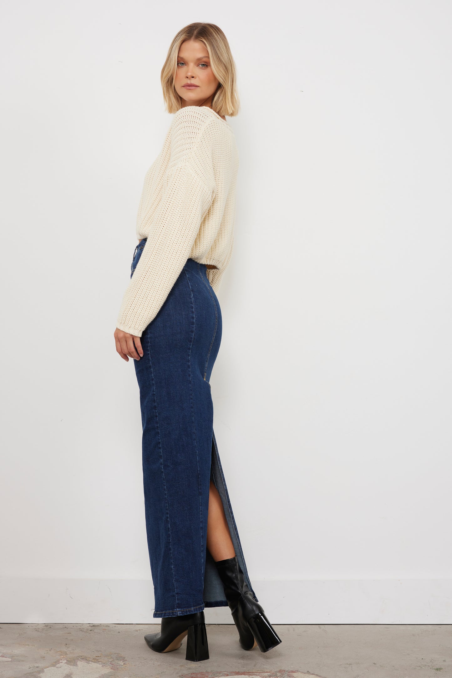 Tallahassee Medium Wash Denim Skirt