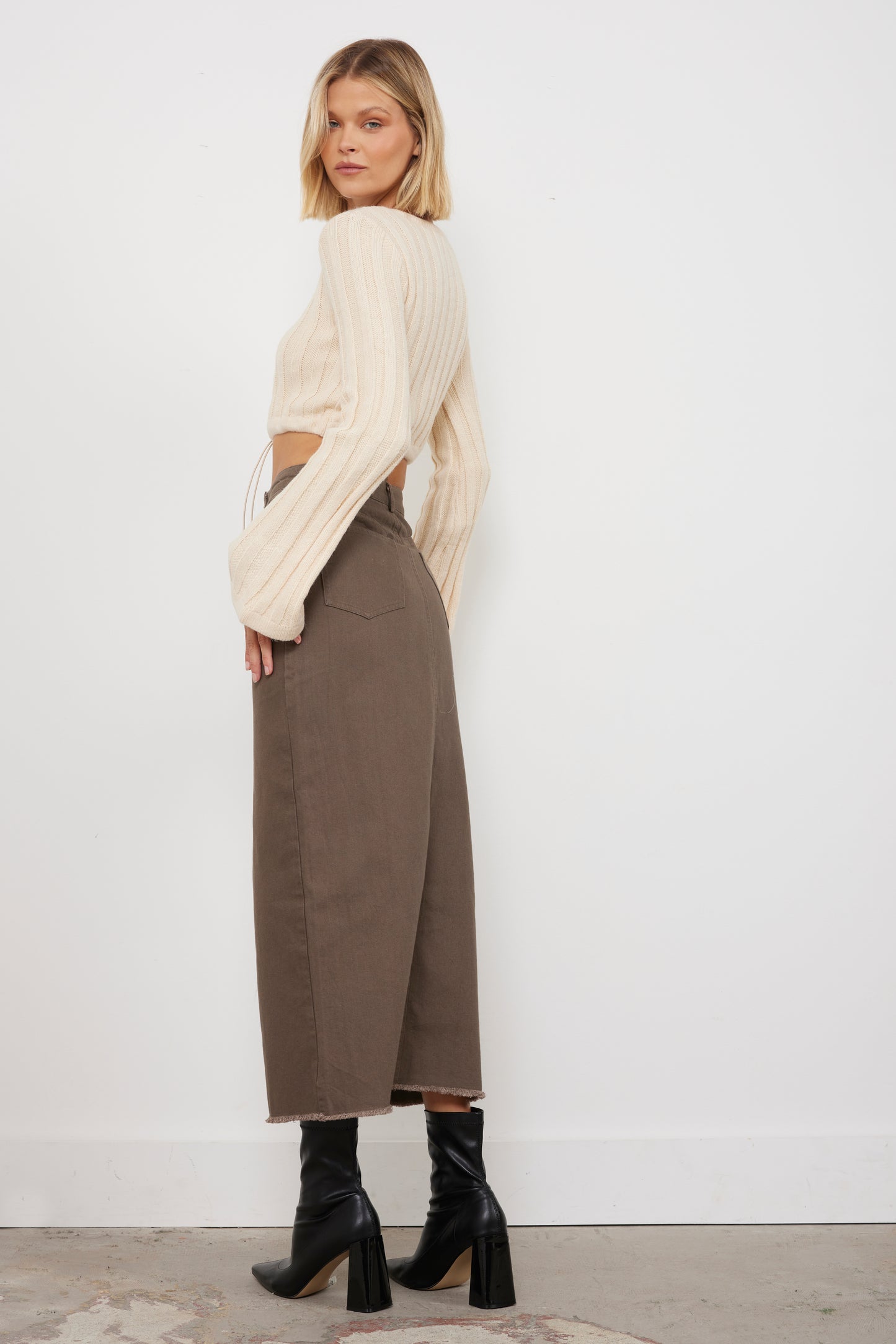 Londyn Cream Knit Top