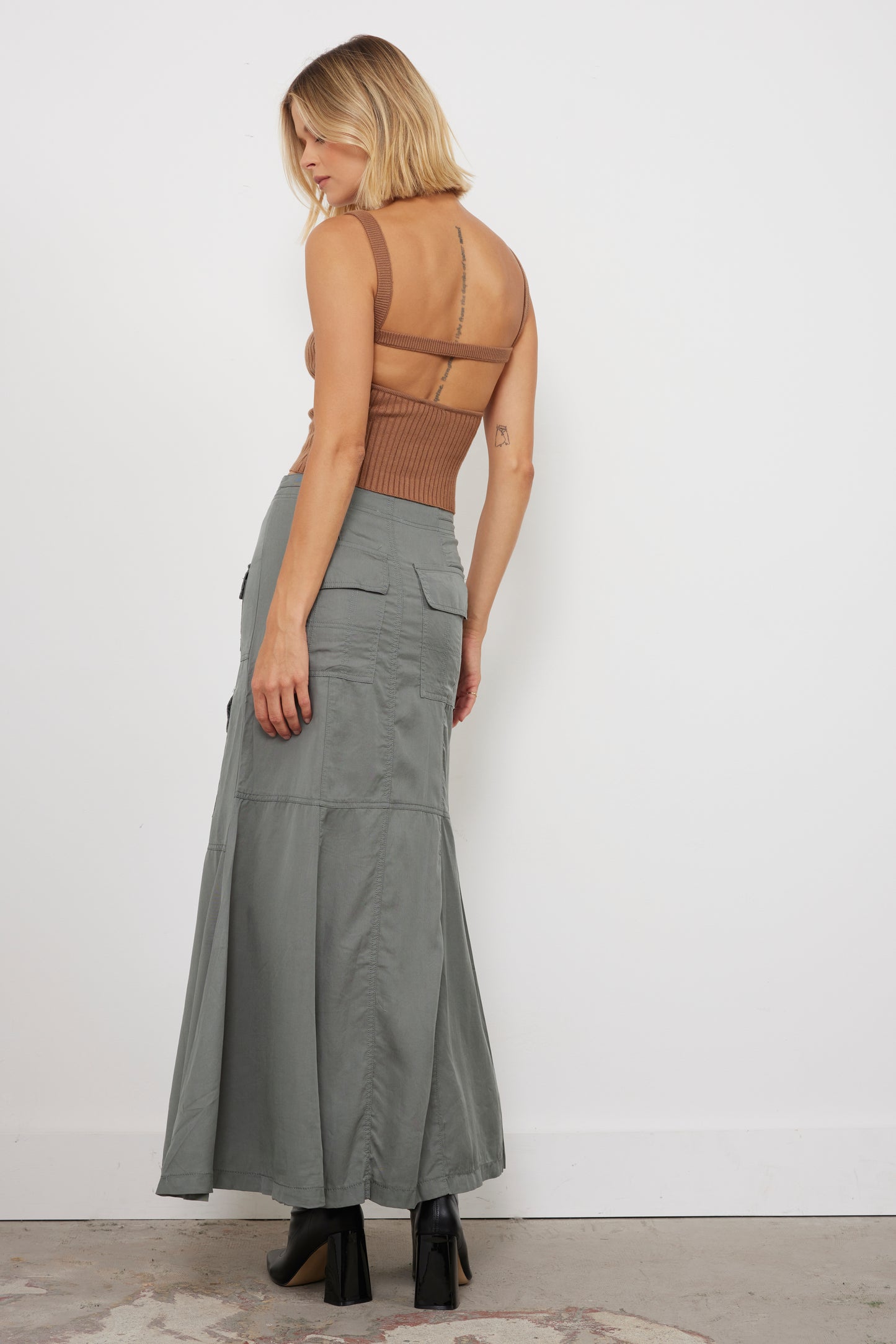 Under It Brown Tank Top