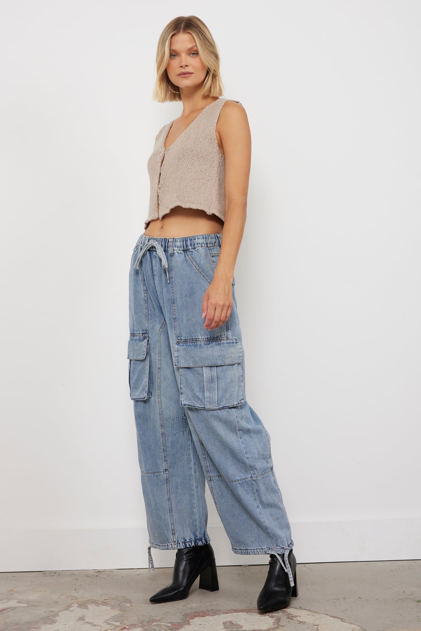 Bringing The Vibes Medium Denim Pants