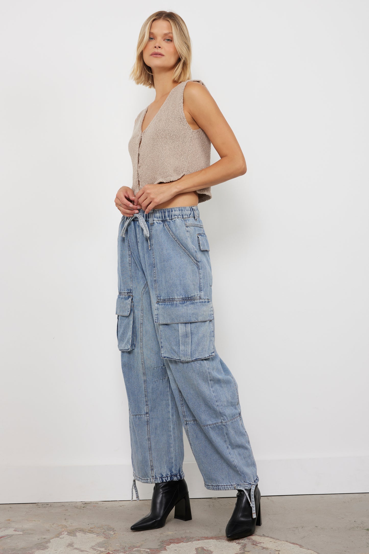 Bringing The Vibes Medium Denim Pants