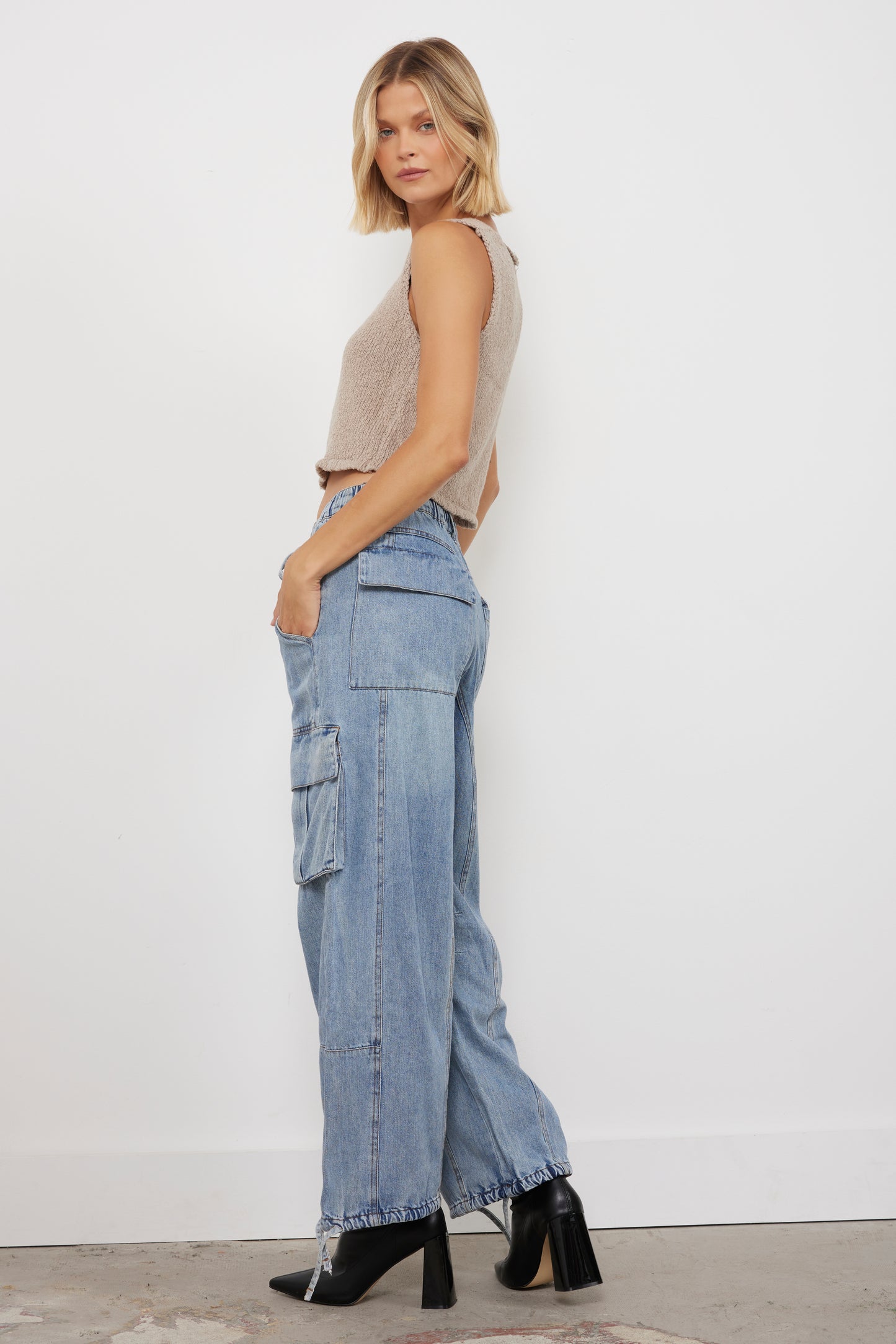 Bringing The Vibes Medium Denim Pants