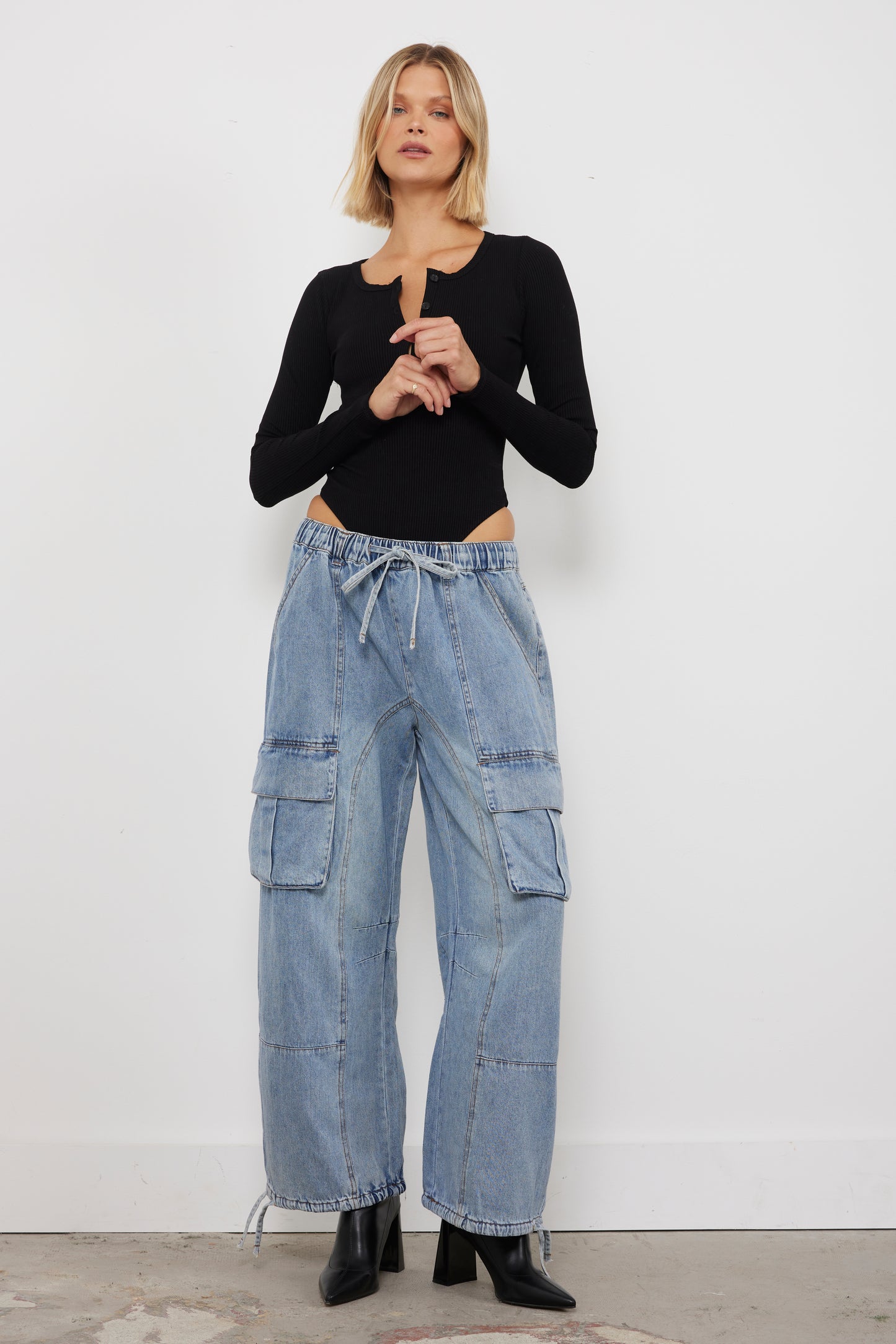 Out Of Body Black Bodysuit (FINAL SALE)