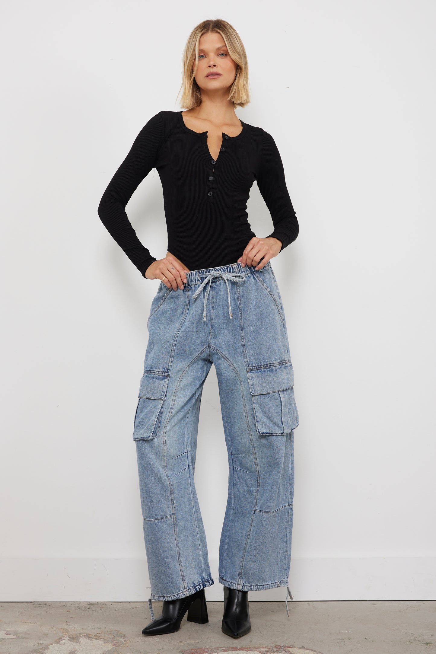 Out Of Body Black Bodysuit (FINAL SALE)