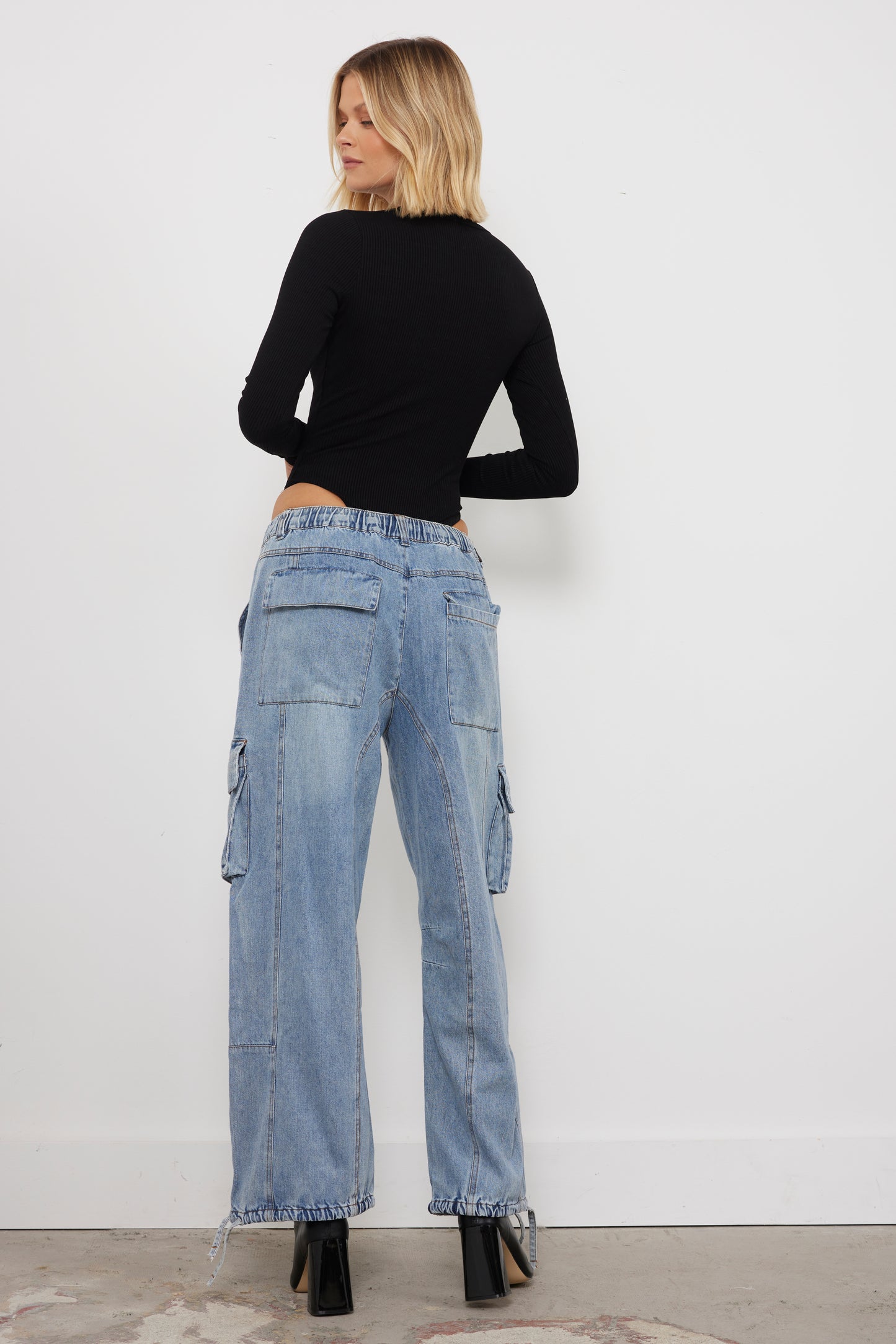 Out Of Body Black Bodysuit (FINAL SALE)