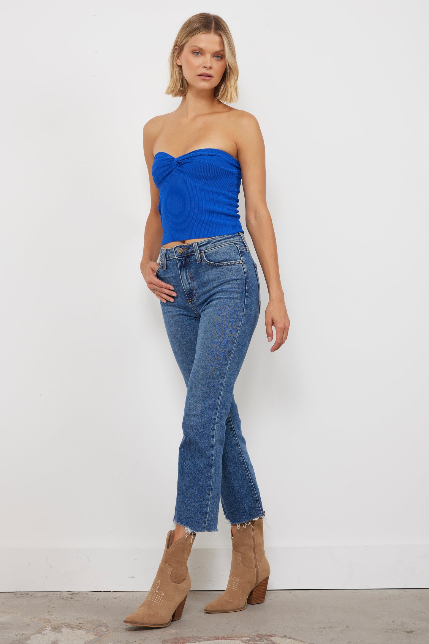 Plot Twist Blue Top