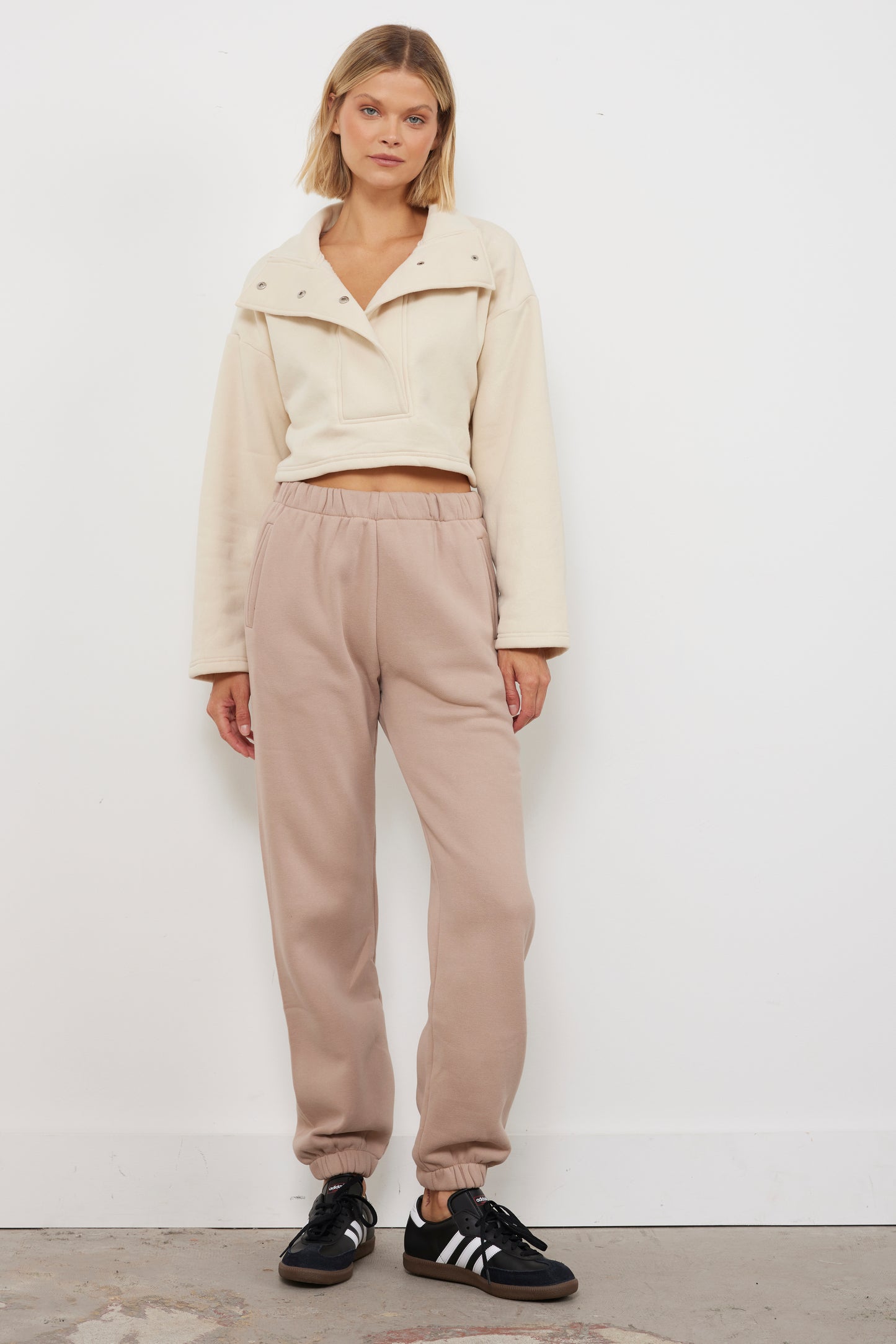 Freya Cream Sweatshirt Top