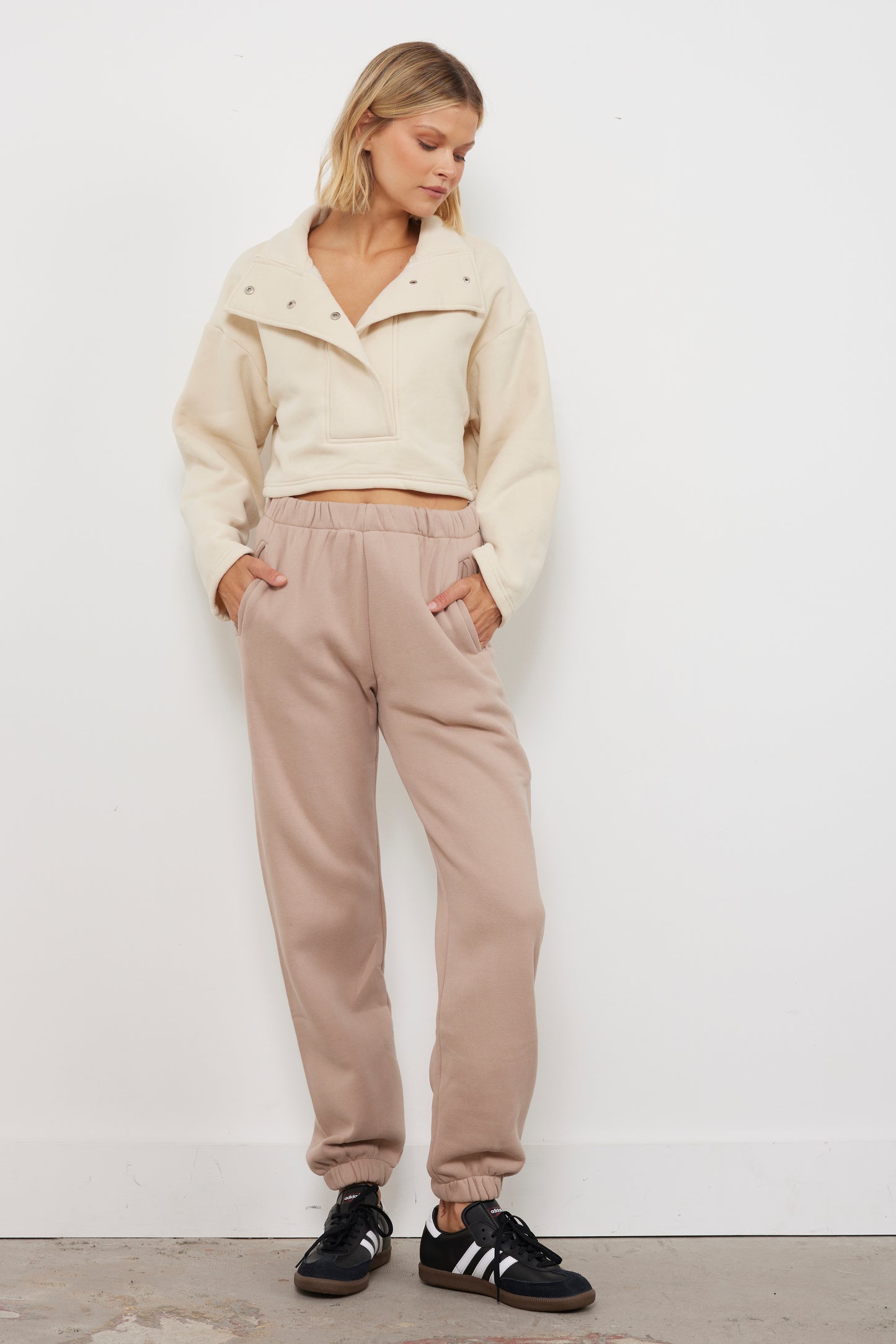 Freya Cream Sweatshirt Top