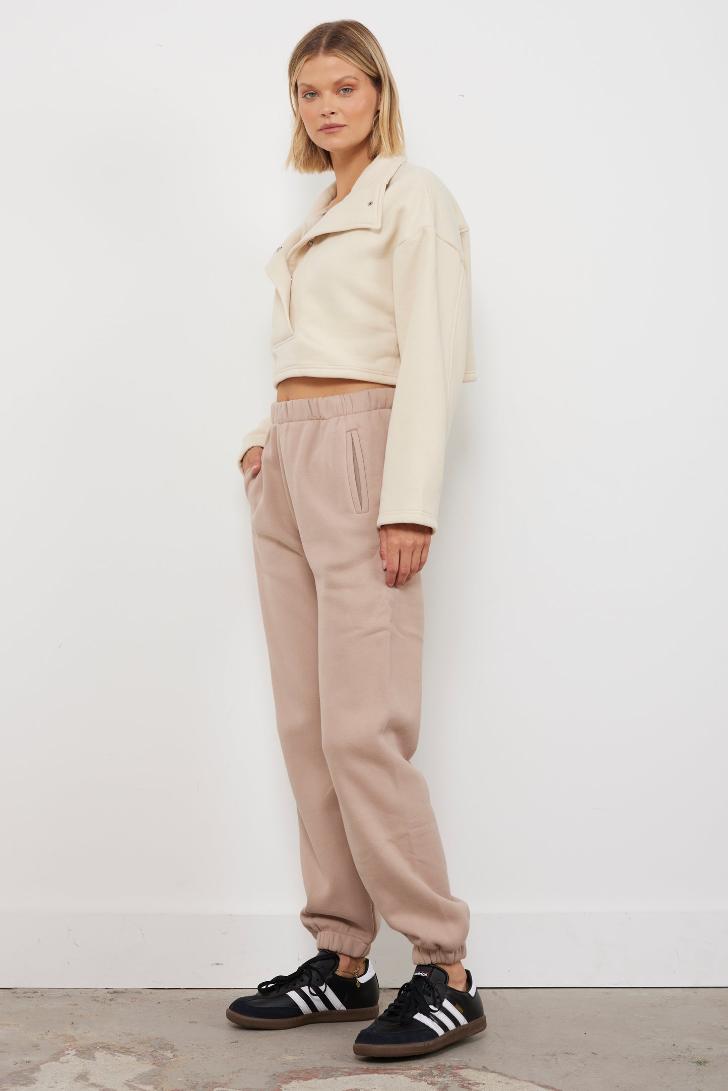 Freya Cream Sweatshirt Top