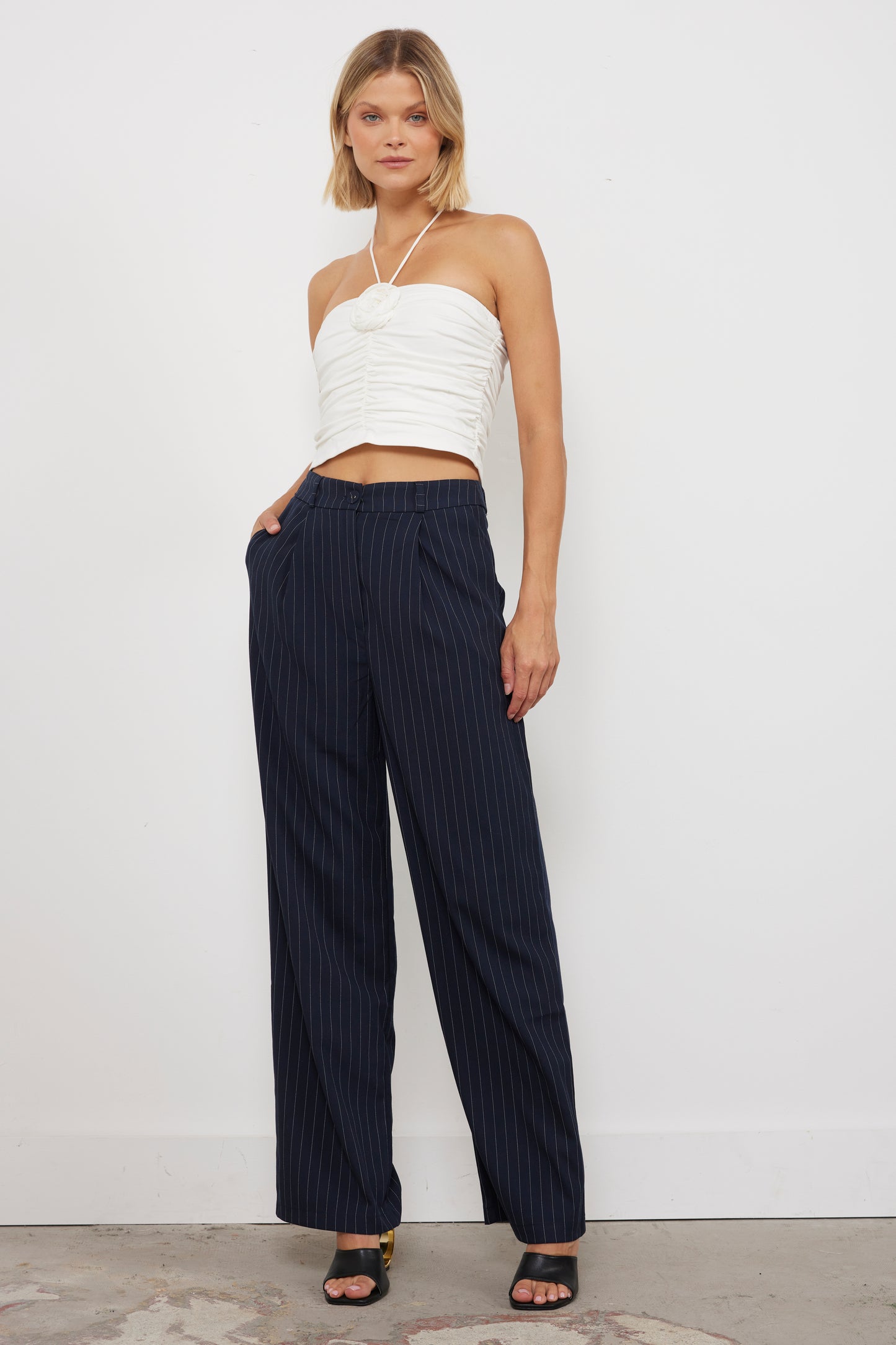 Just Rosey White Top