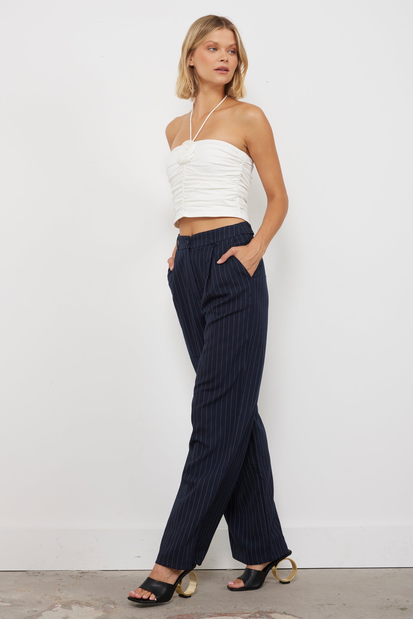 Just Rosey White Top