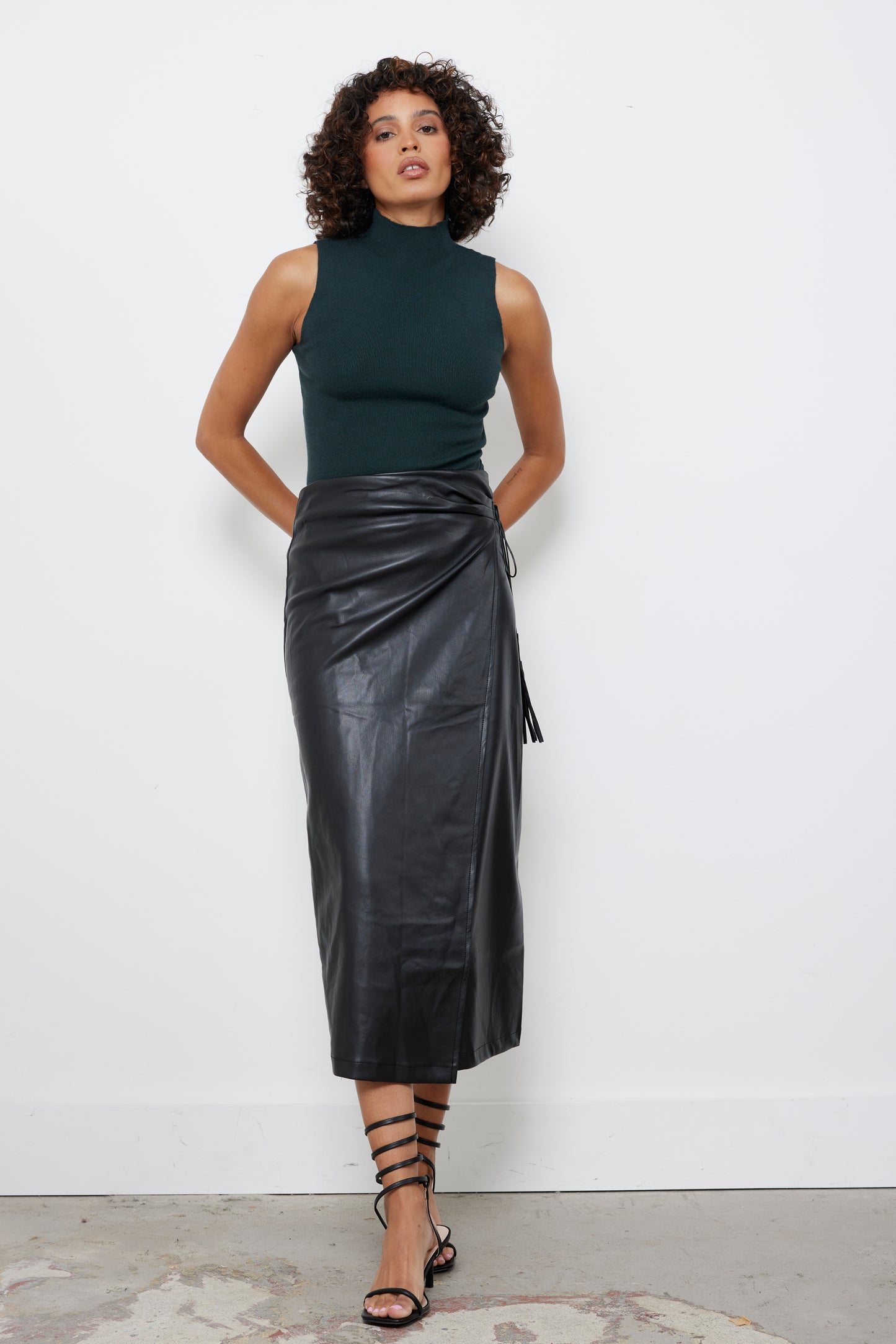 Bistro Babe Green Bodysuit (FINALSALE)