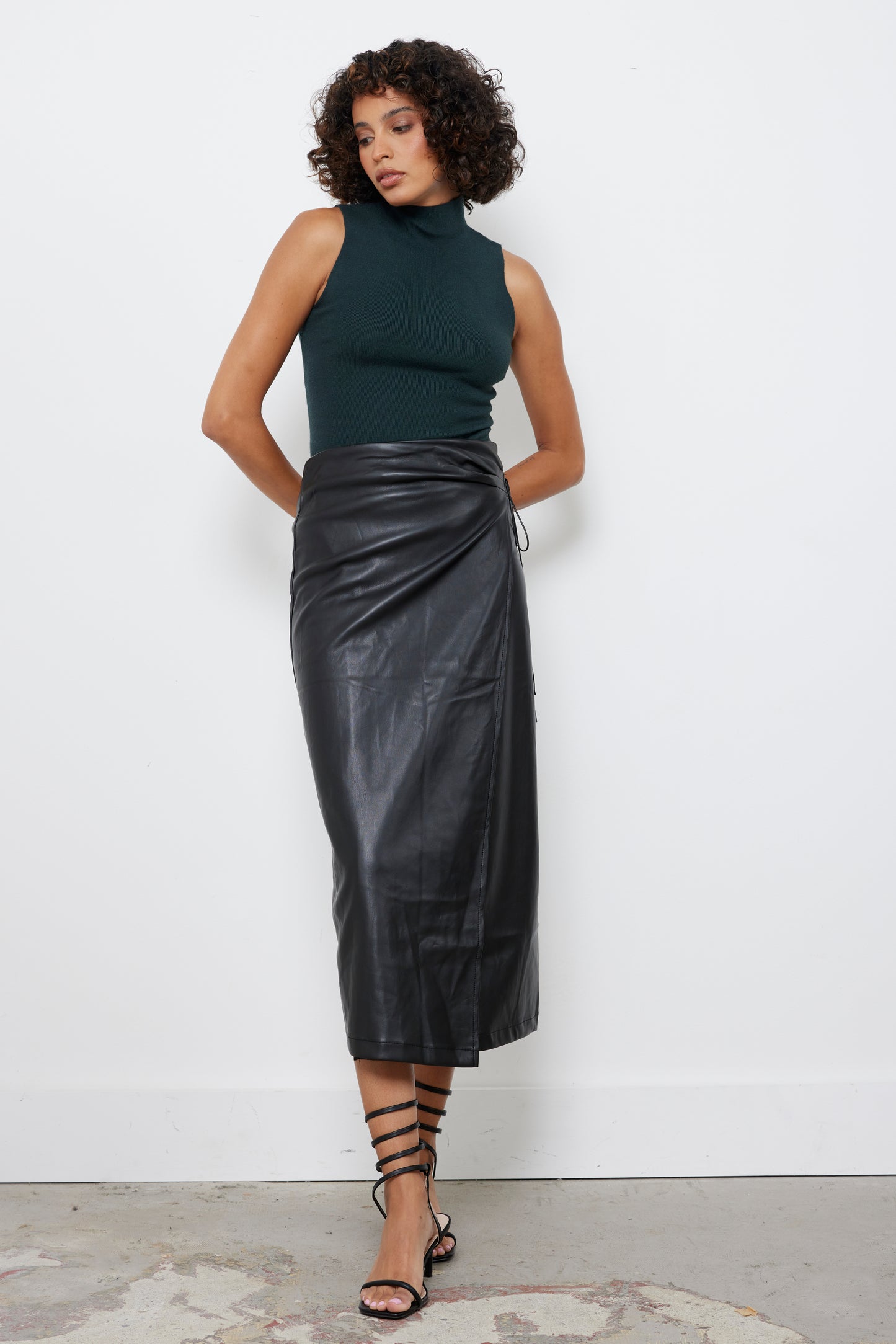 Bistro Babe Green Bodysuit (FINALSALE)