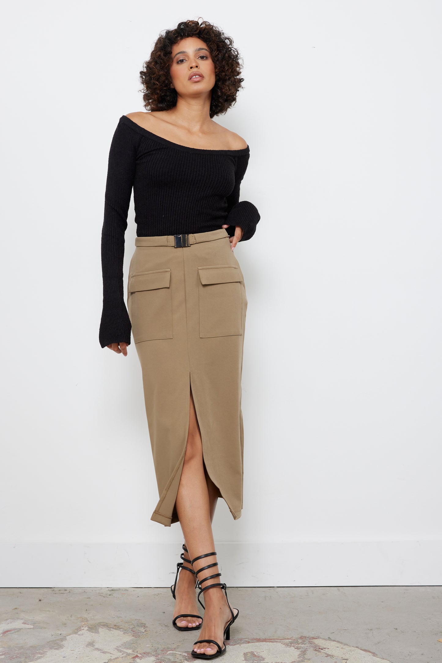 Offly Nice Black Knit Top