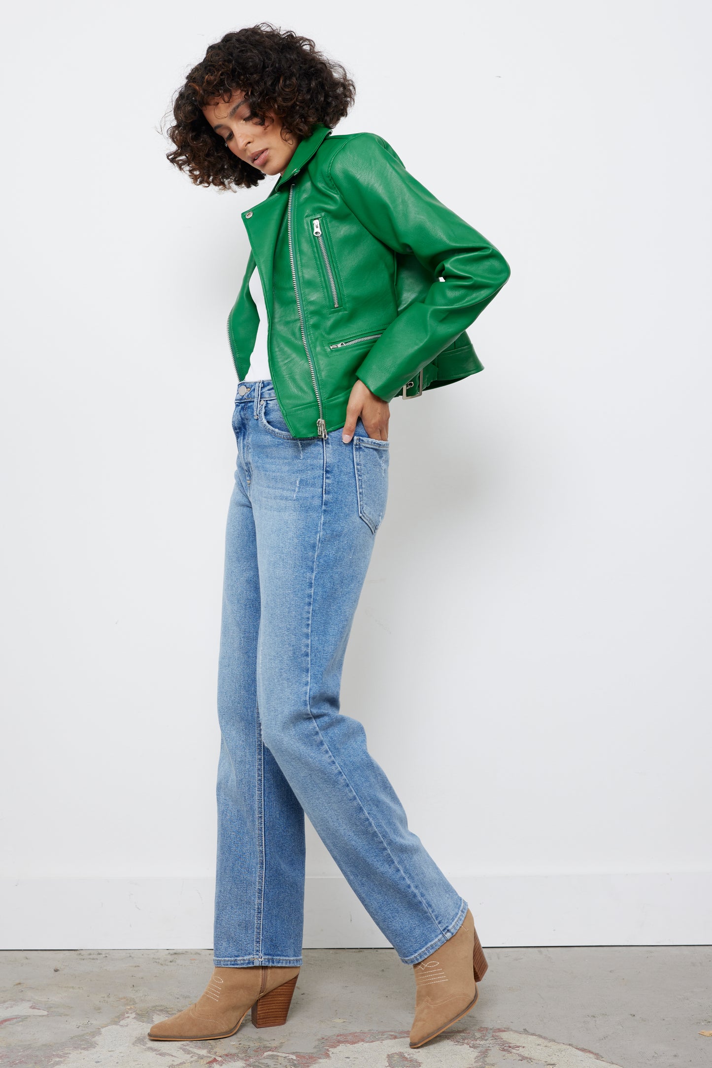 Tell Me About It Kelly Green Jacket